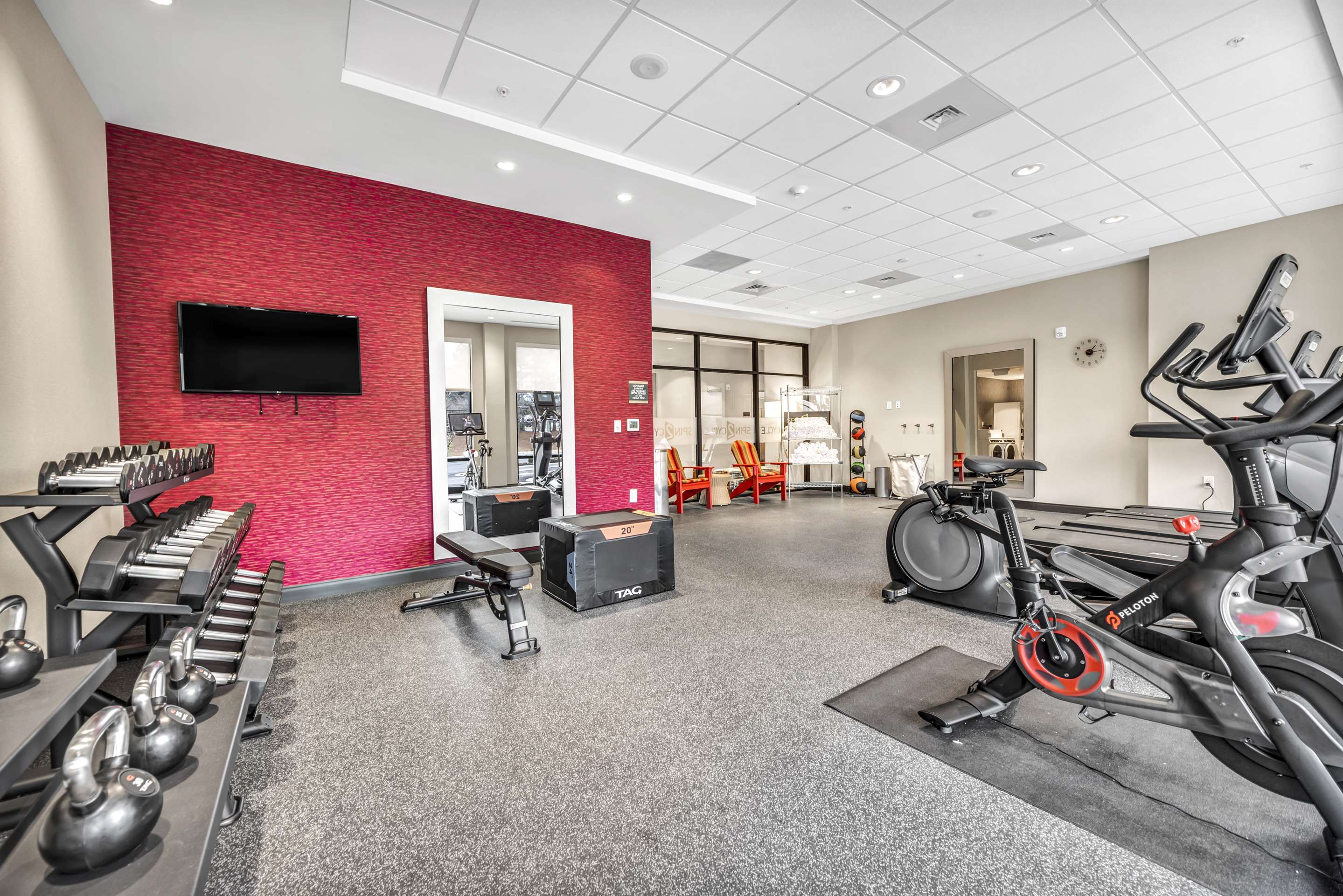 Health club fitness center gym