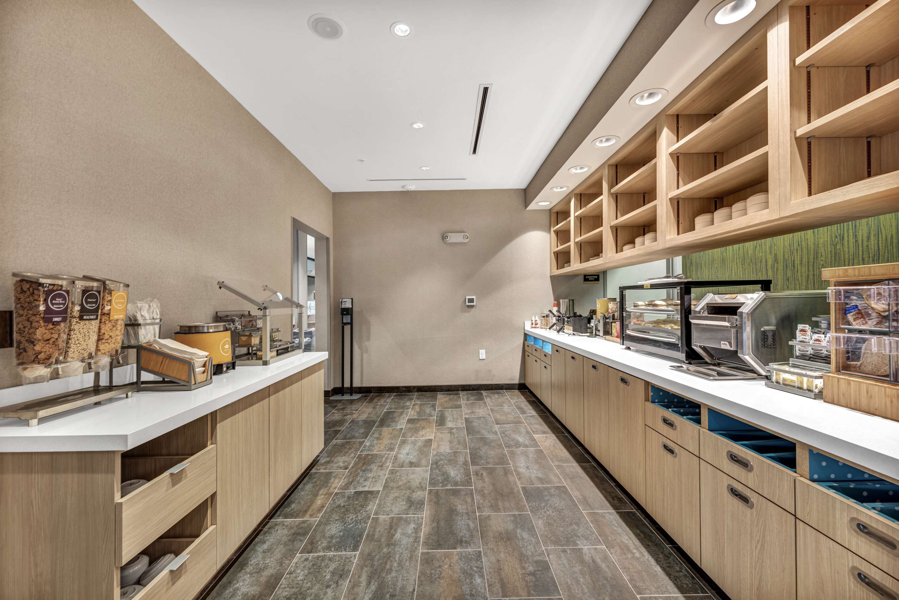 Breakfast Area | Home2 Suites by Hilton Raleigh West Lenovo Center