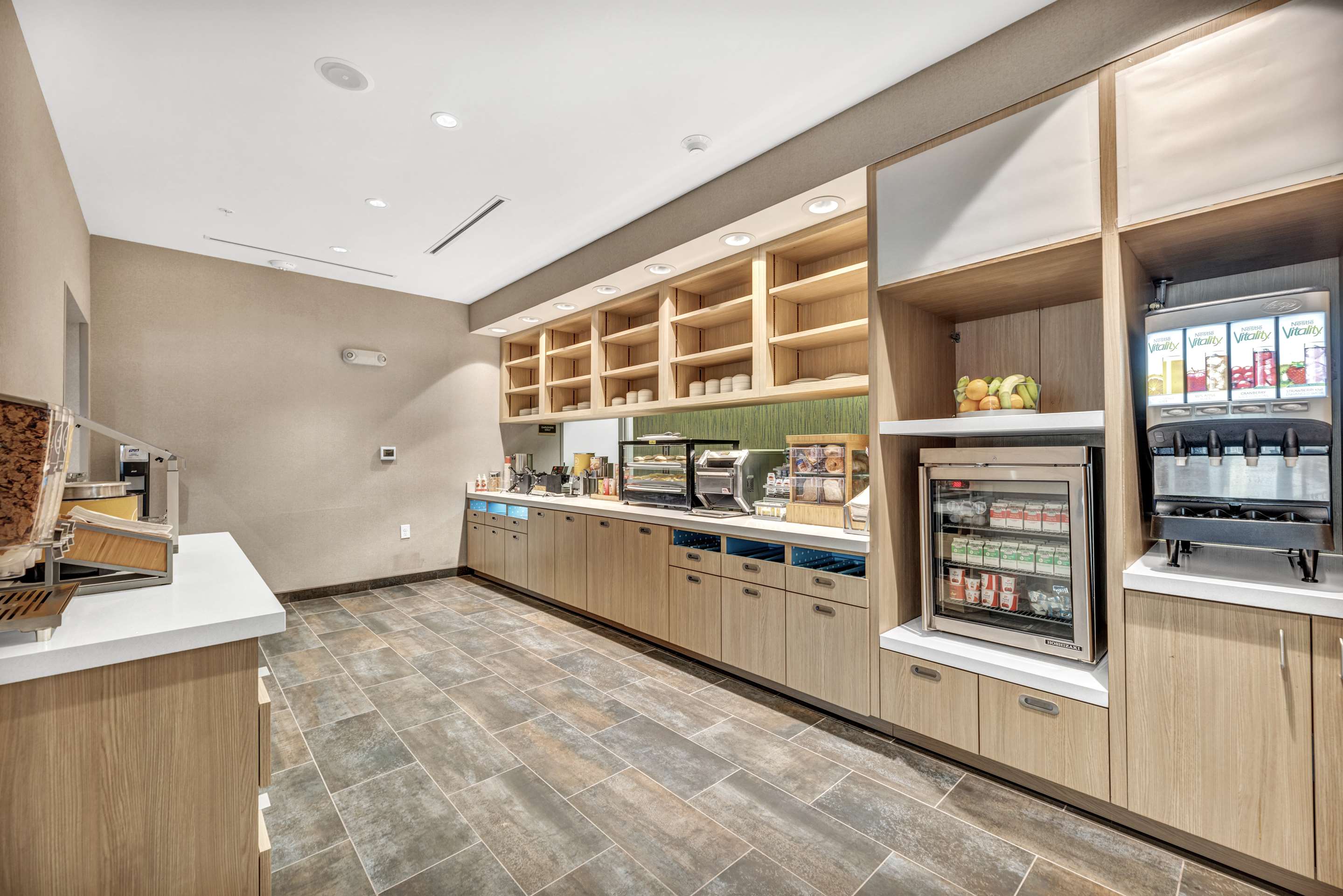 Breakfast Area | Home2 Suites by Hilton Raleigh West Lenovo Center