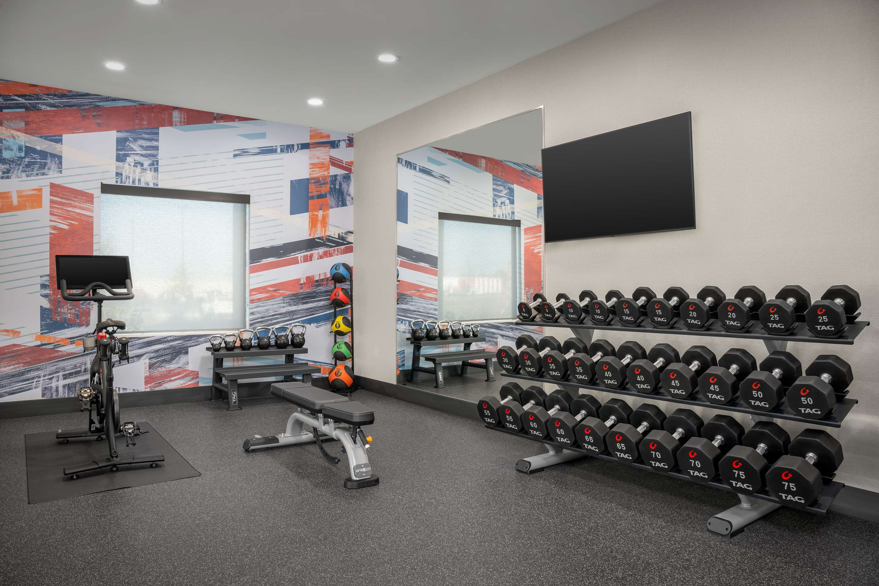 Health club fitness center gym