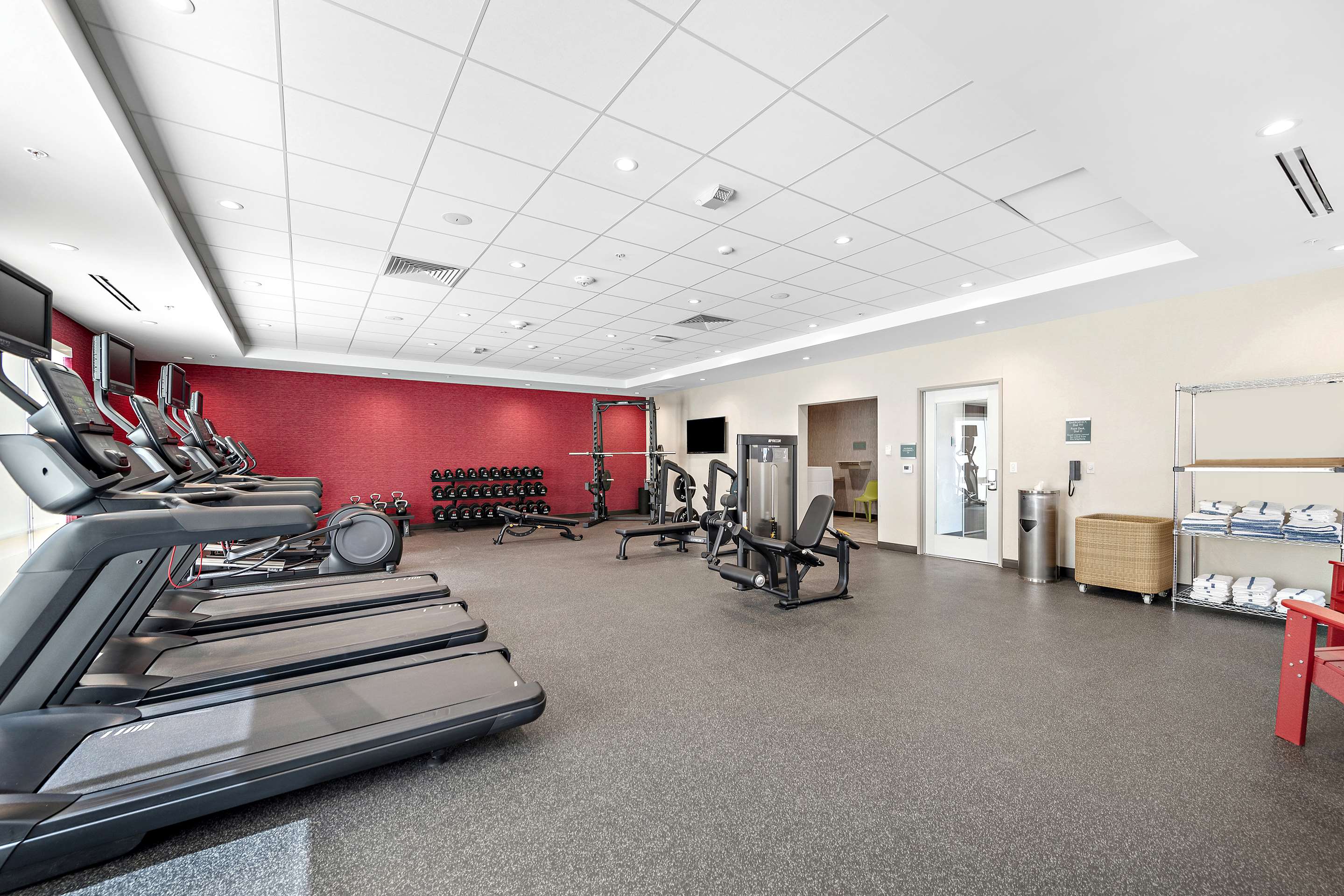 Health club fitness center gym | Home2 Suites By Hilton San Bernardino
