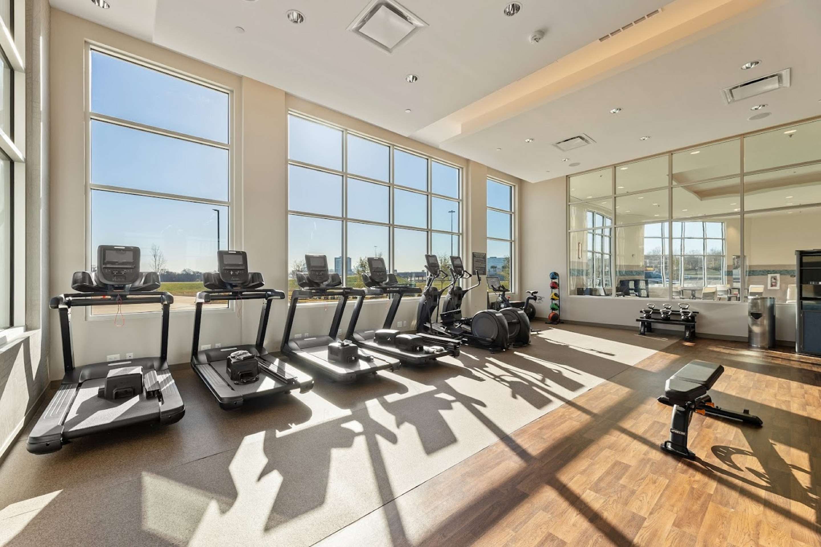 Health club fitness center gym | Embassy Suites by Hilton Irving Las Colinas