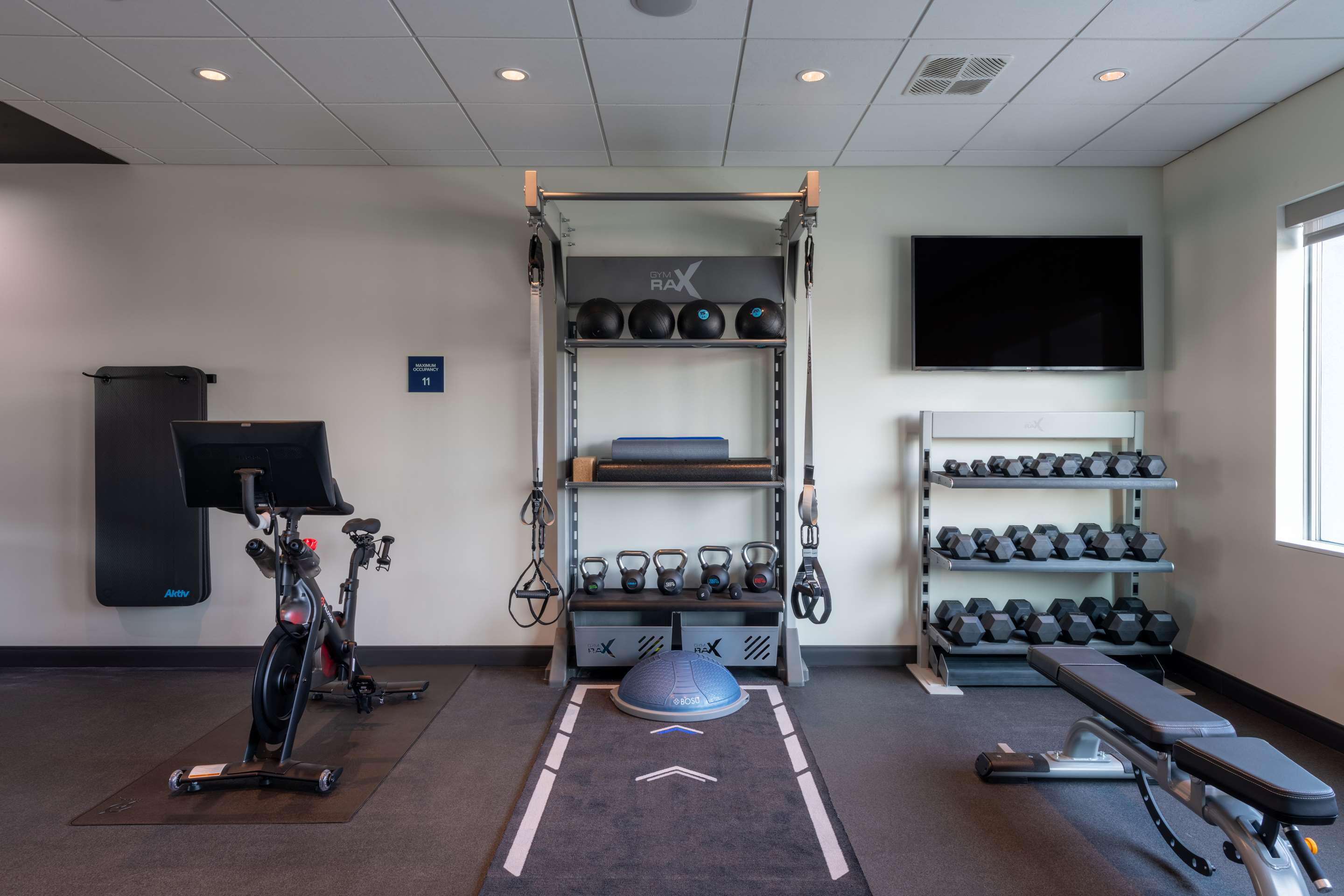 Health club fitness center gym