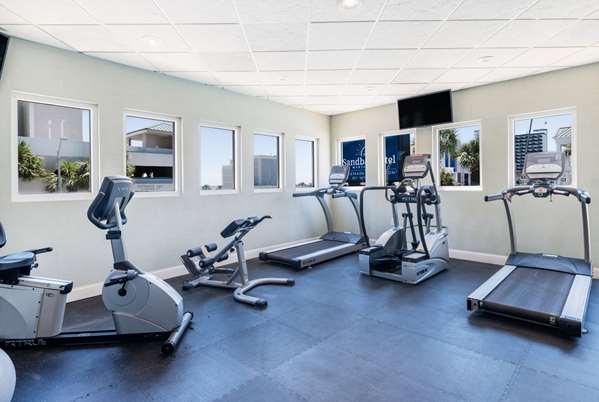 Fitness/ Exercise Room - Sandbar Hotel South Myrtle Beach