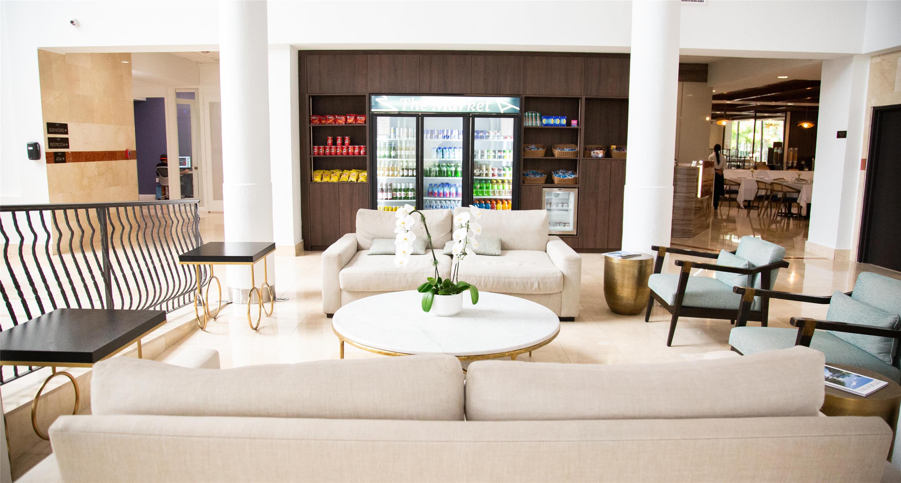 The Market amp Lobby Seating Area | Regency Miami Airport by Sonesta