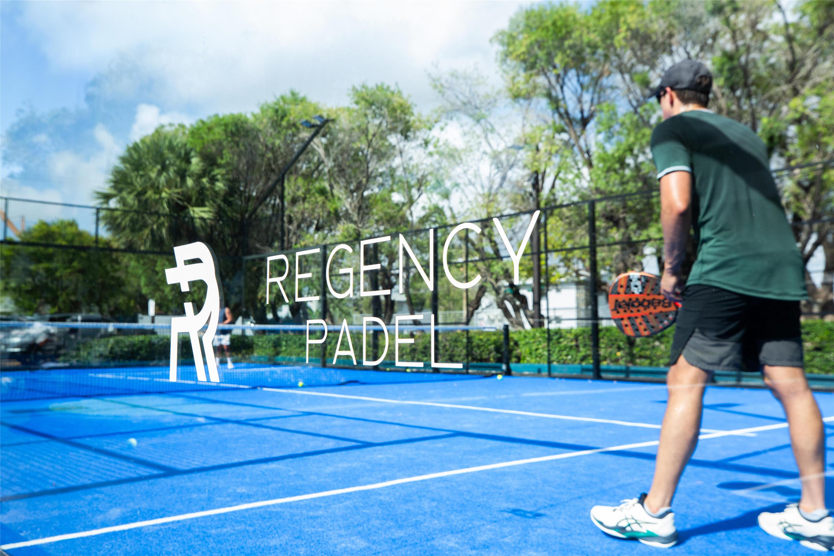 Pickeball Court with Players | Regency Miami Airport by Sonesta