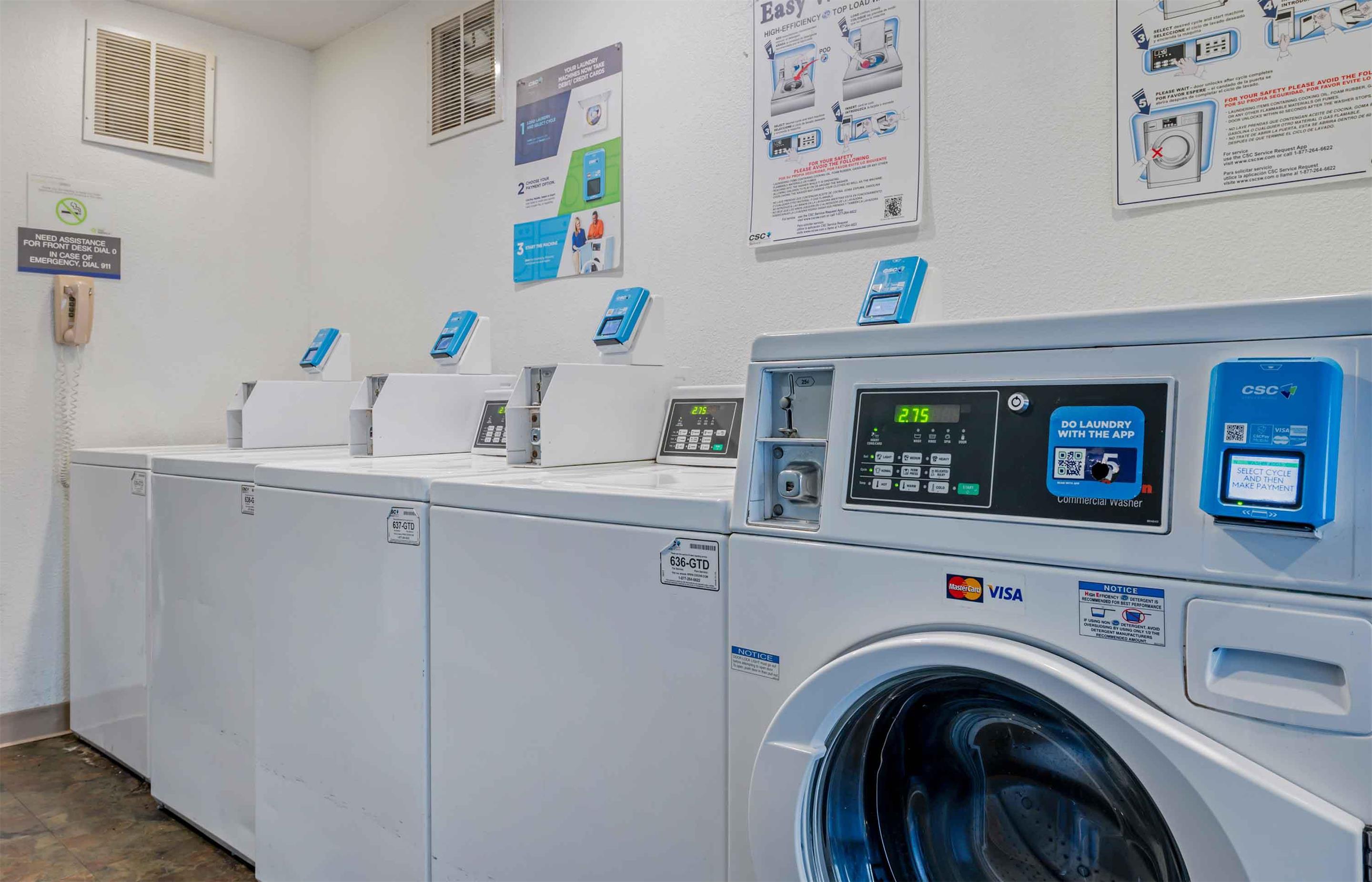 On-Premise Guest Laundry | Extended Stay America Select Suites - Indianapolis - Lawrence