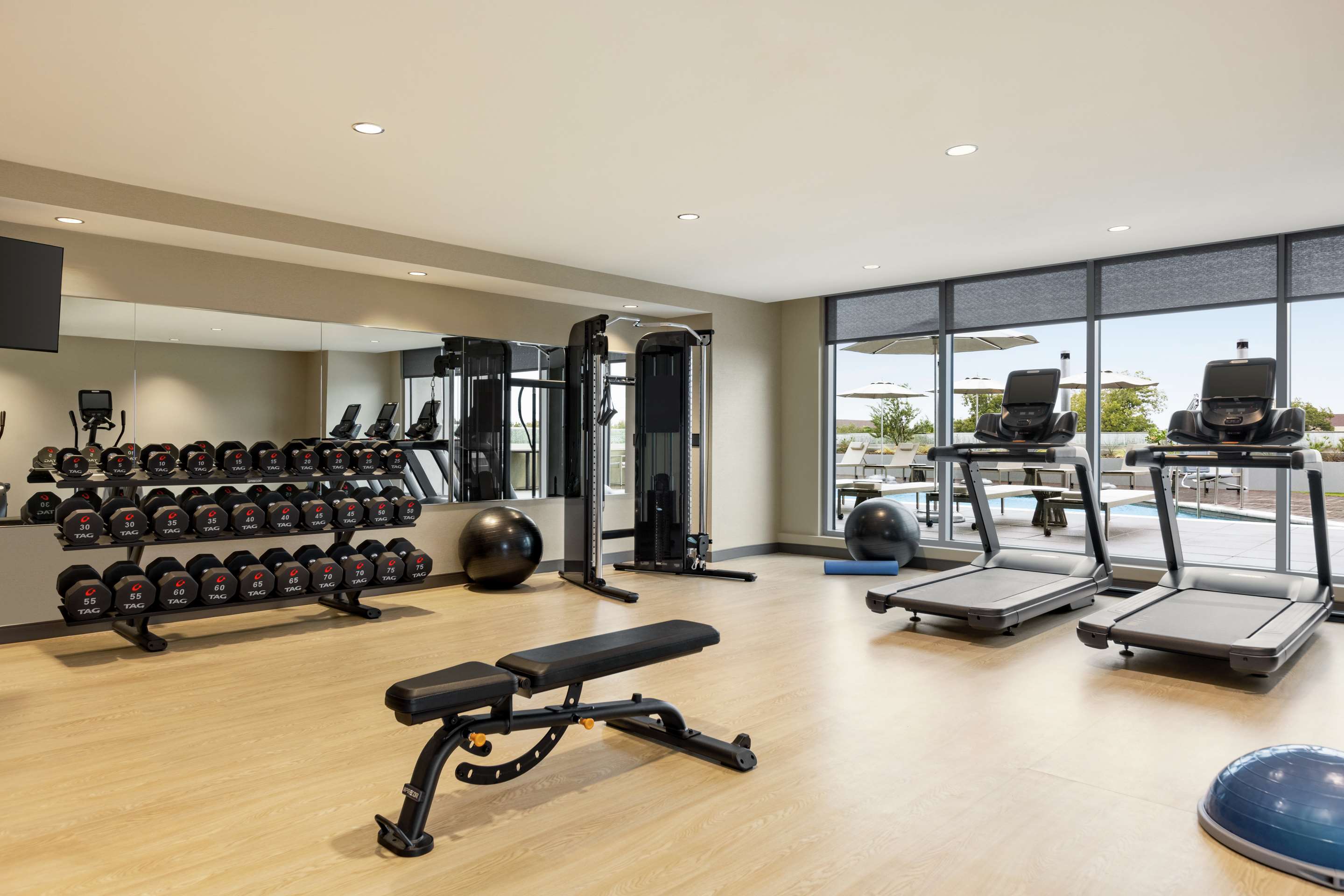 Health club fitness center gym | Doubletree by Hilton Abilene Downtown Convention Center