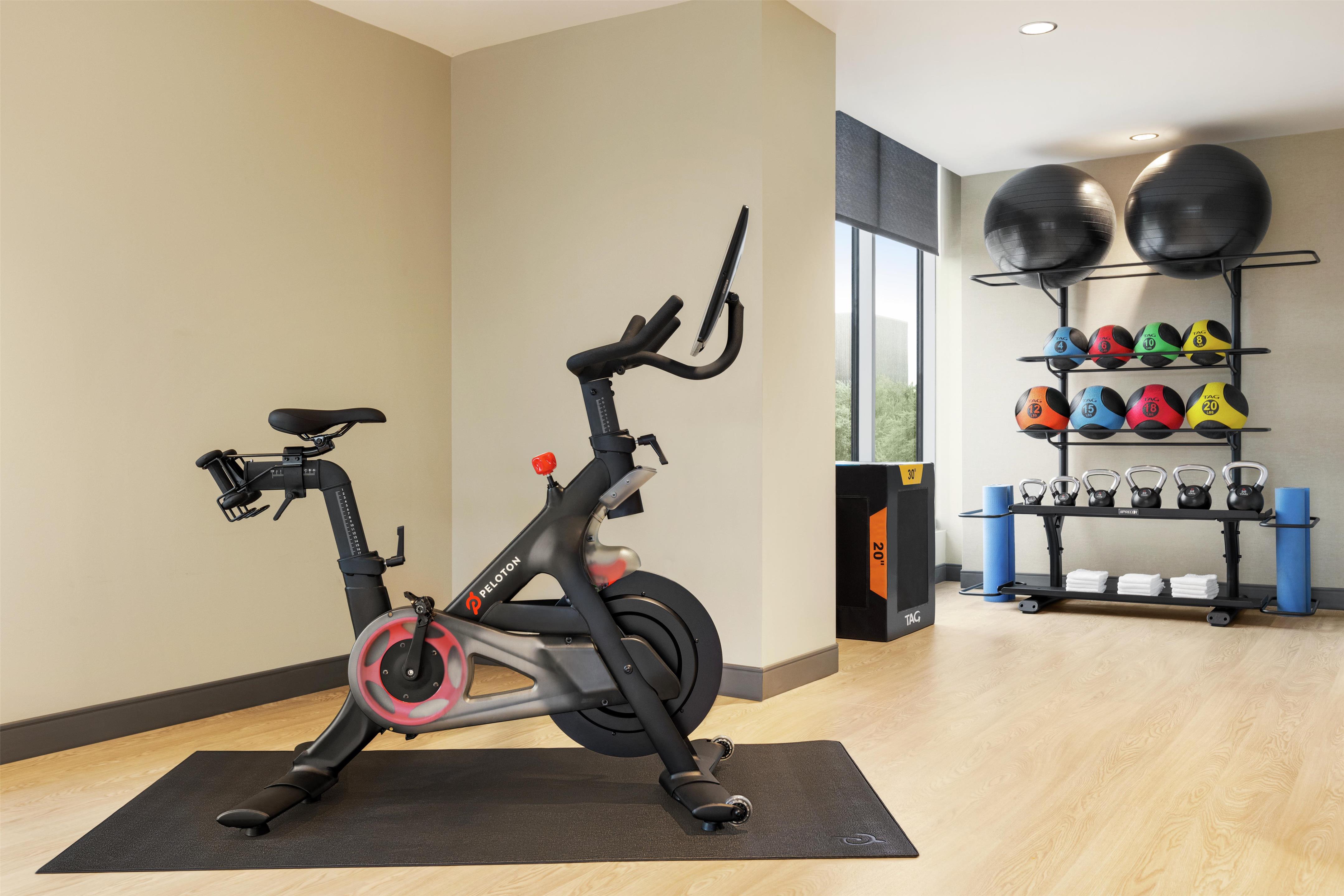 Health club fitness center gym | Doubletree by Hilton Abilene Downtown Convention Center