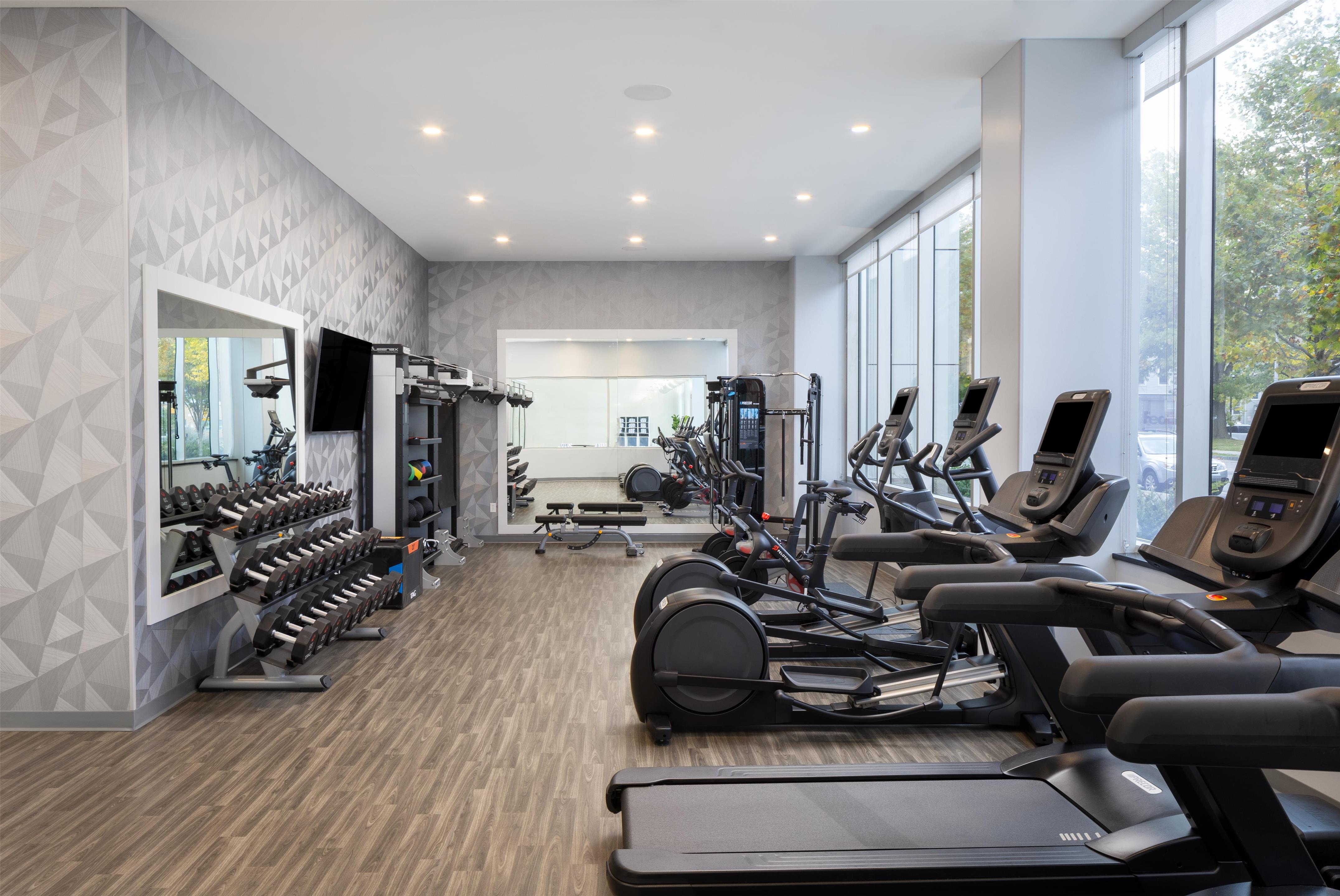 Health club fitness center gym | Hampton Inn & Suites Rochester Downtown