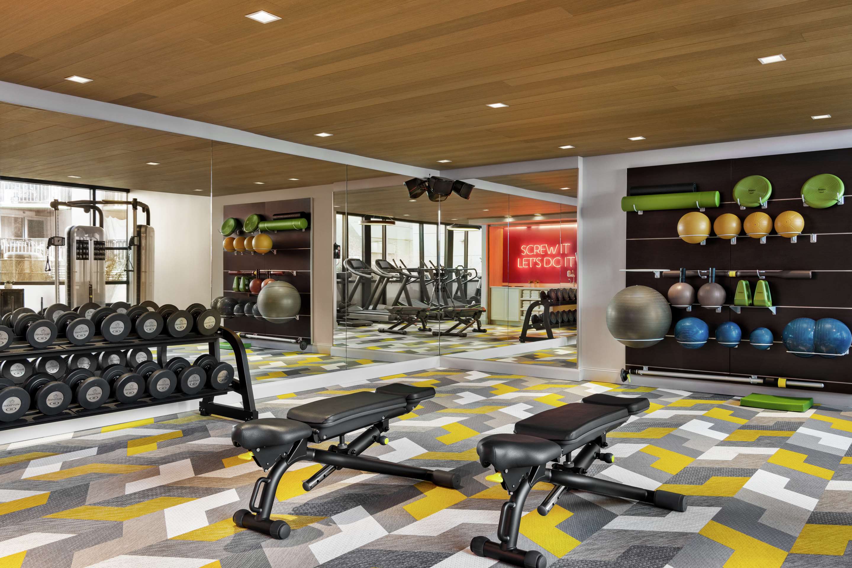 Health club fitness center gym