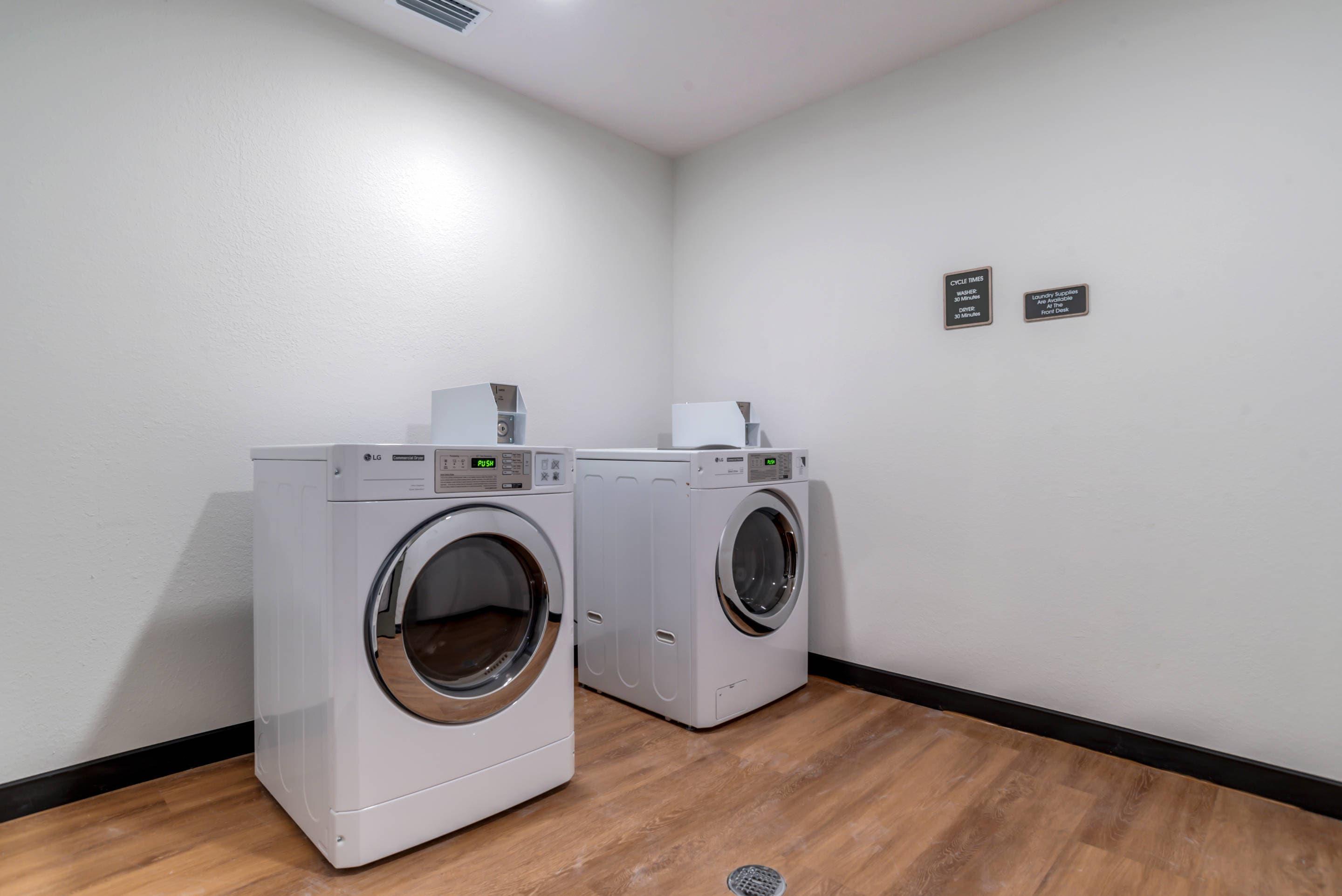 Guest laundry facilities