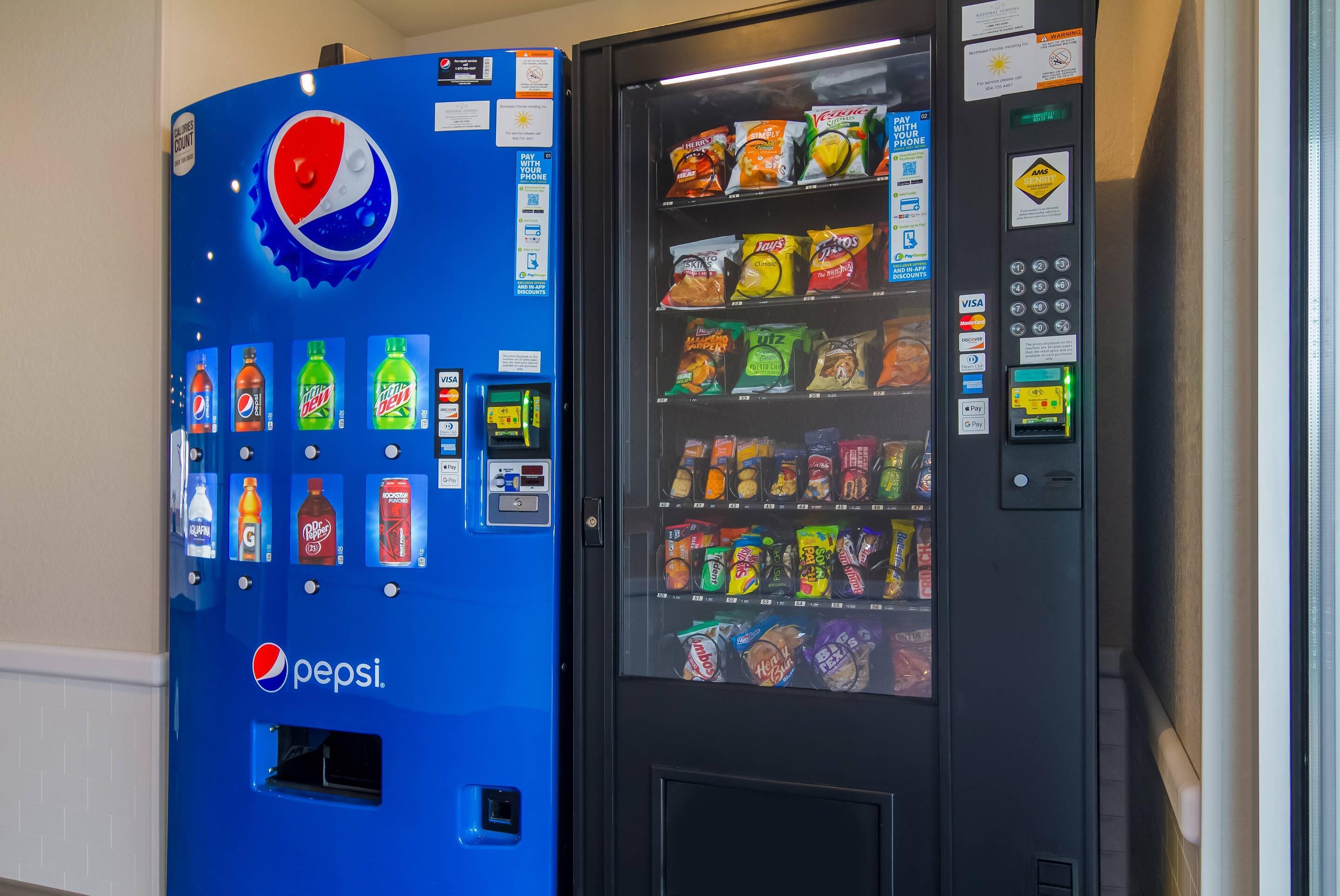 Hotel vending area