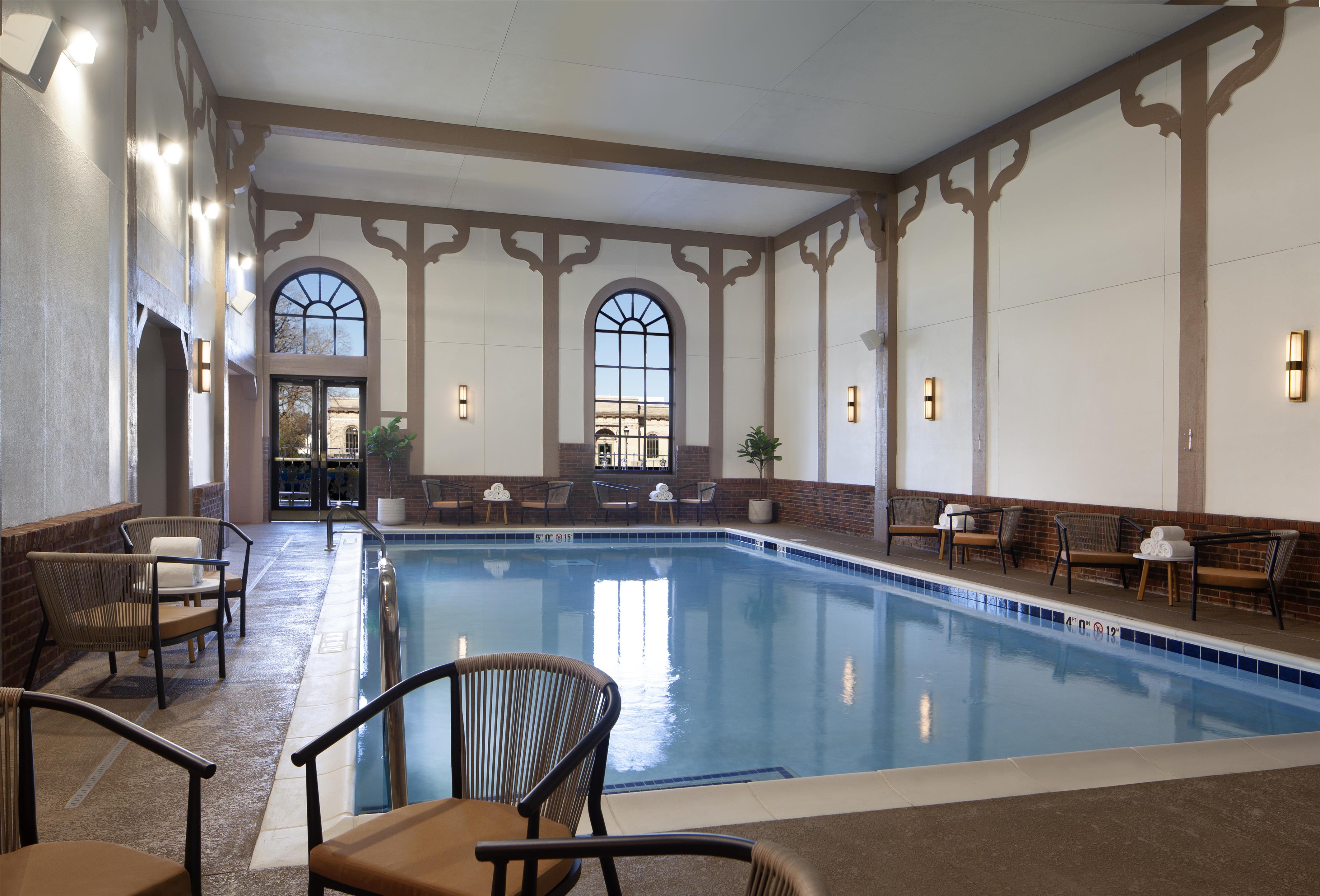 Pool | Hotel Royer Urbana Champaign, Tapestry Collection by Hilton