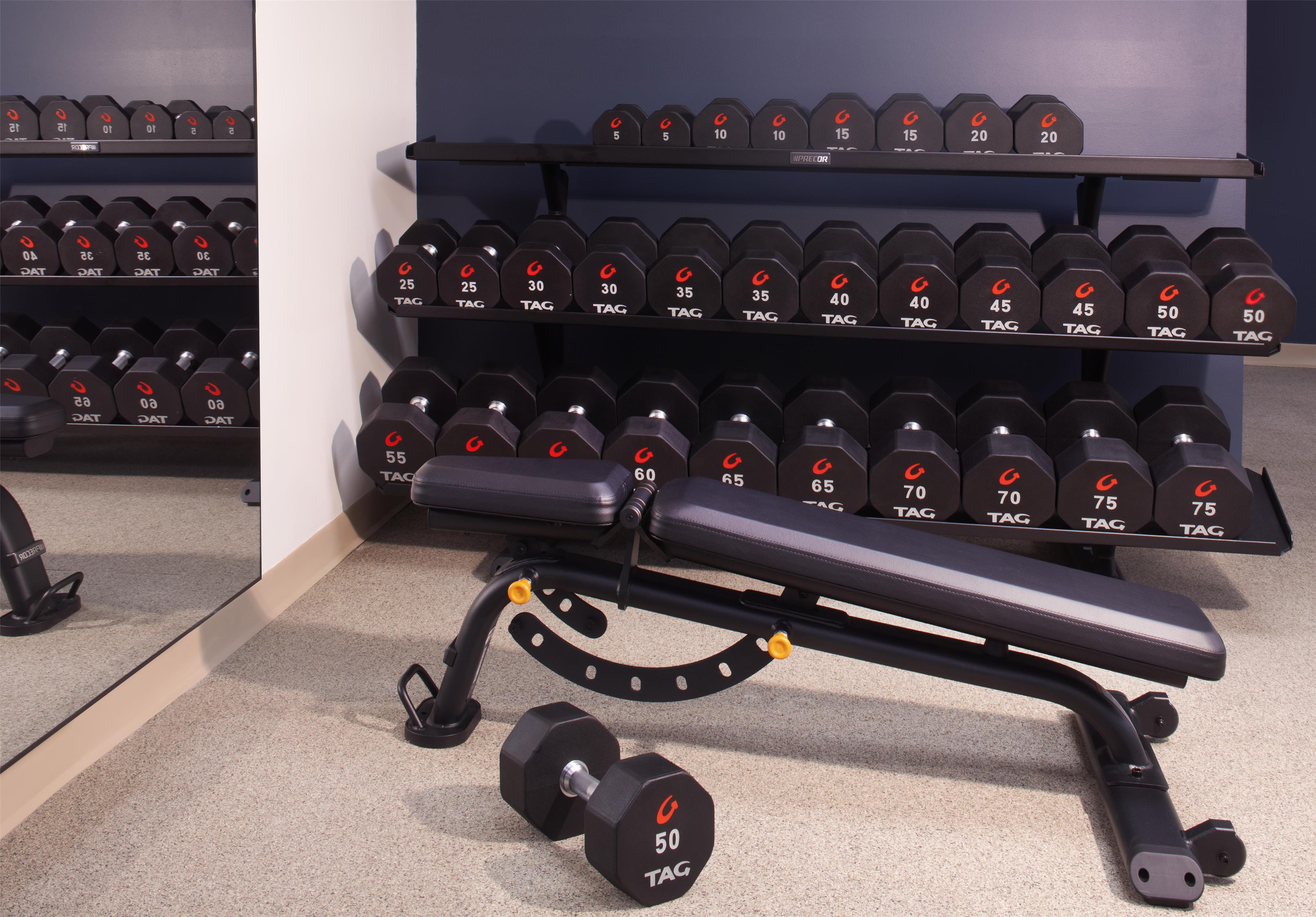 Health club fitness center gym | Hotel Royer Urbana Champaign, Tapestry Collection by Hilton