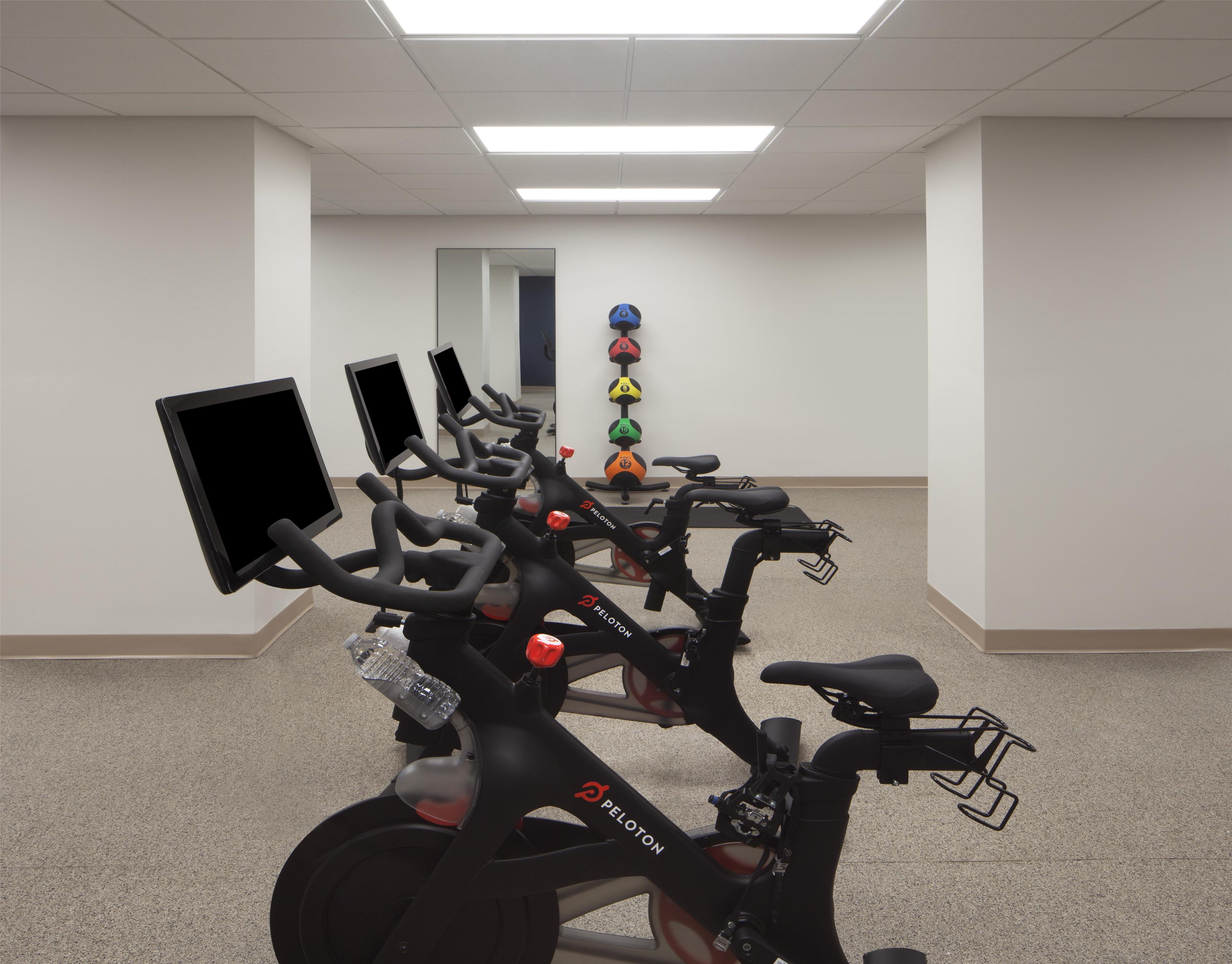 Health club fitness center gym | Hotel Royer Urbana Champaign, Tapestry Collection by Hilton