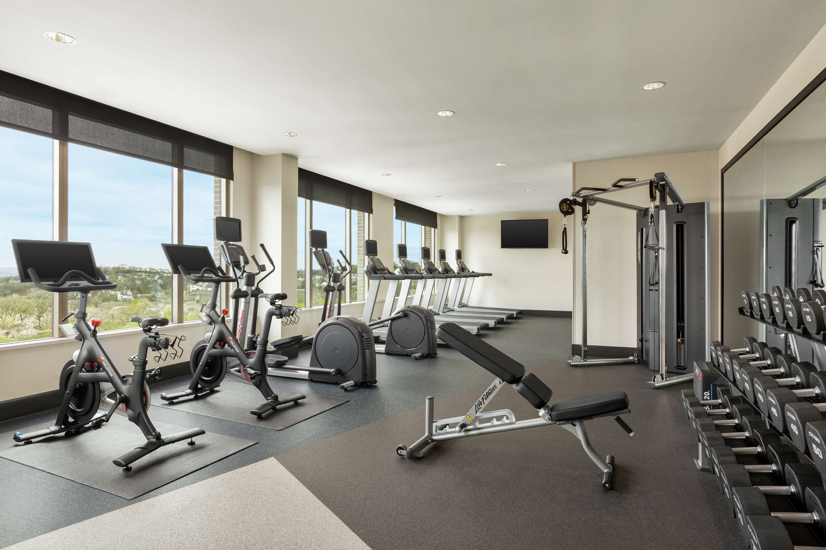 Health club fitness center gym