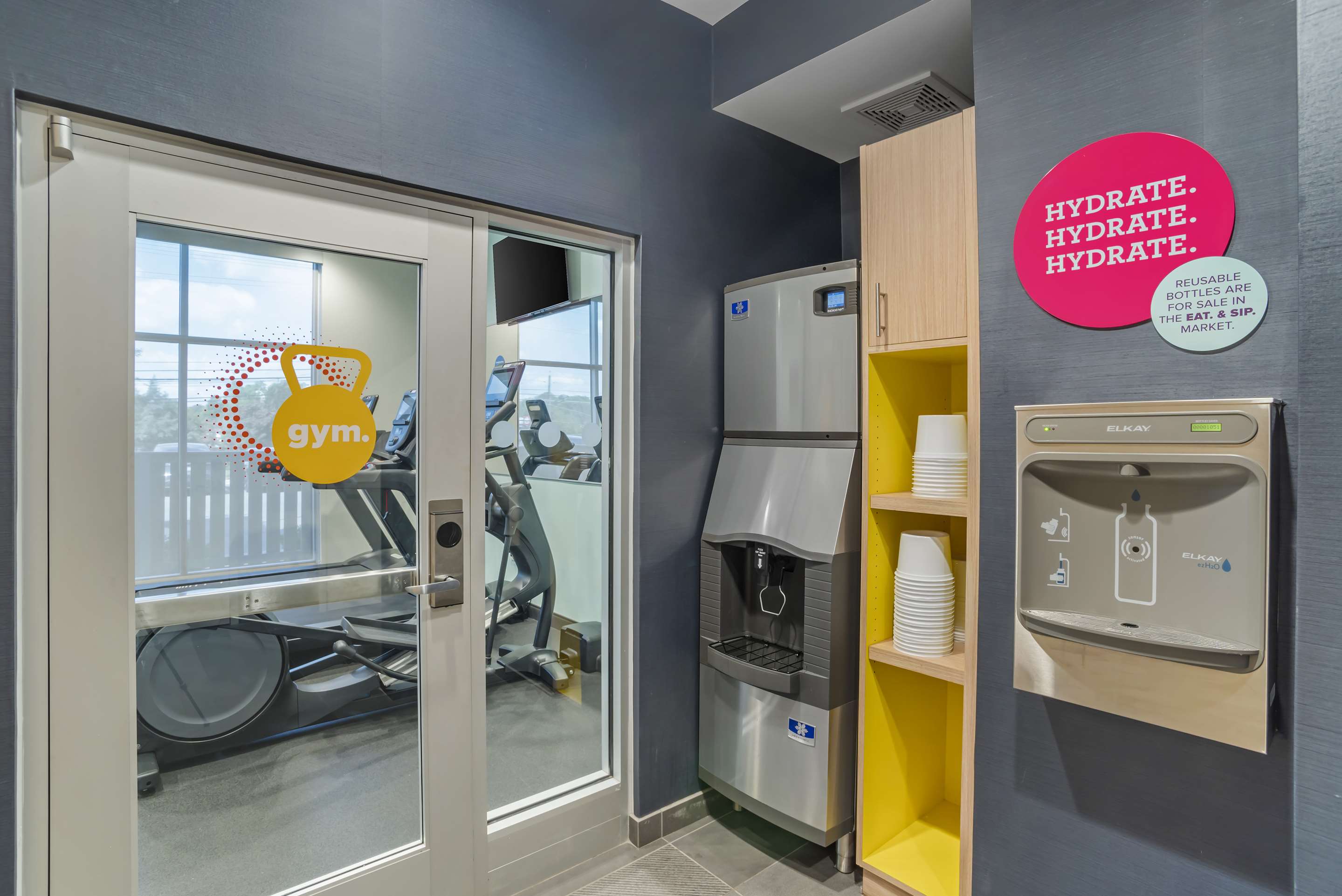 Health club fitness center gym