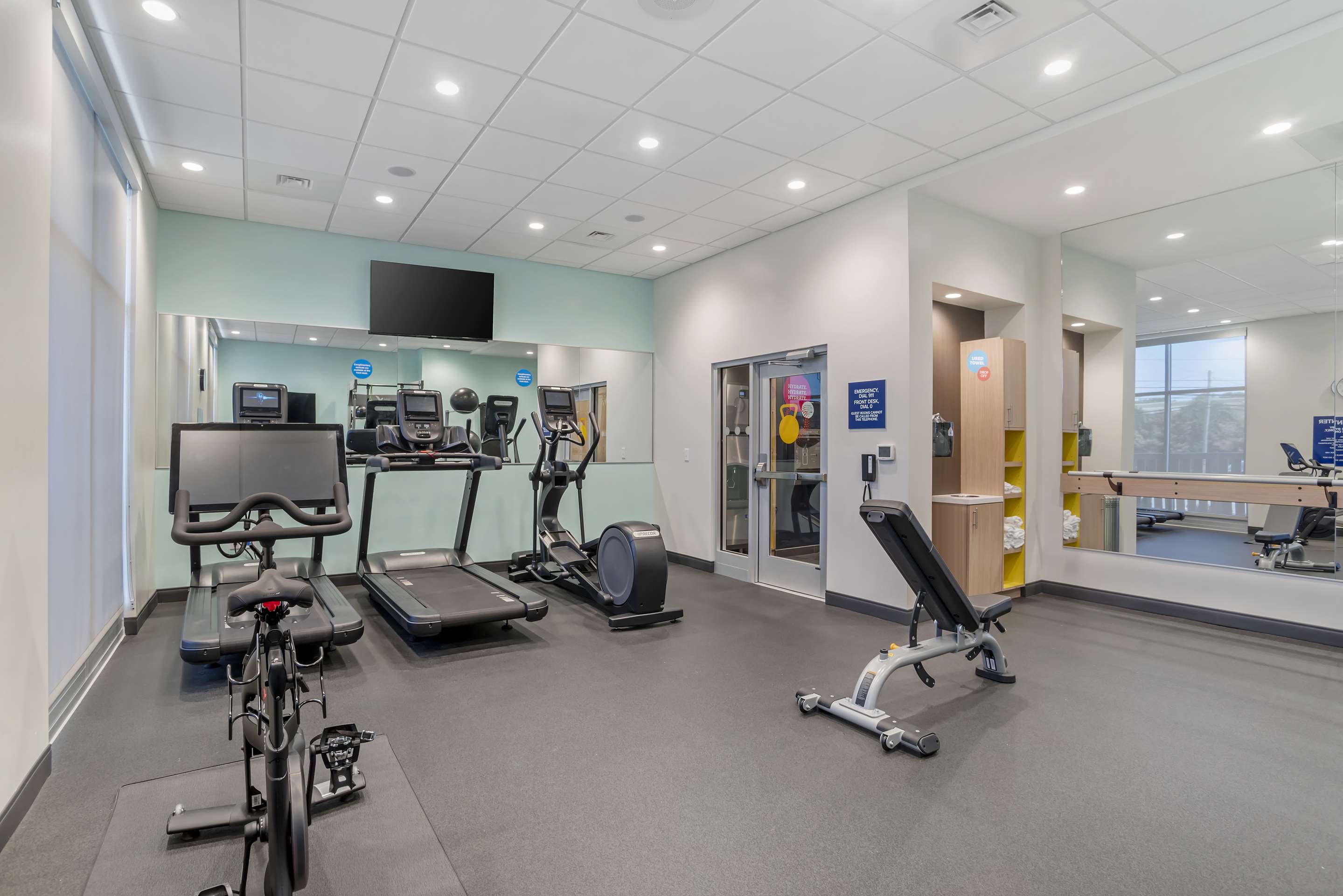 Health club fitness center gym
