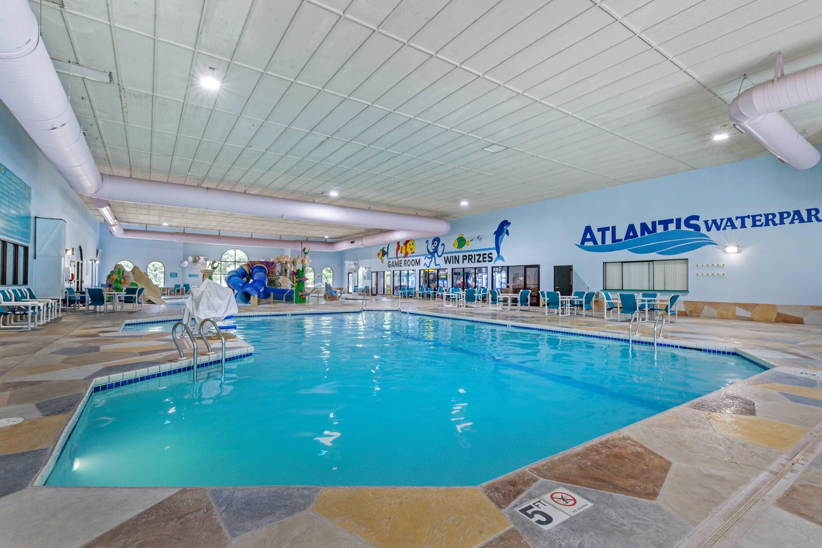 Indoor pool | Atlantis Family Waterpark Hotel, Ascend Hotel Collection