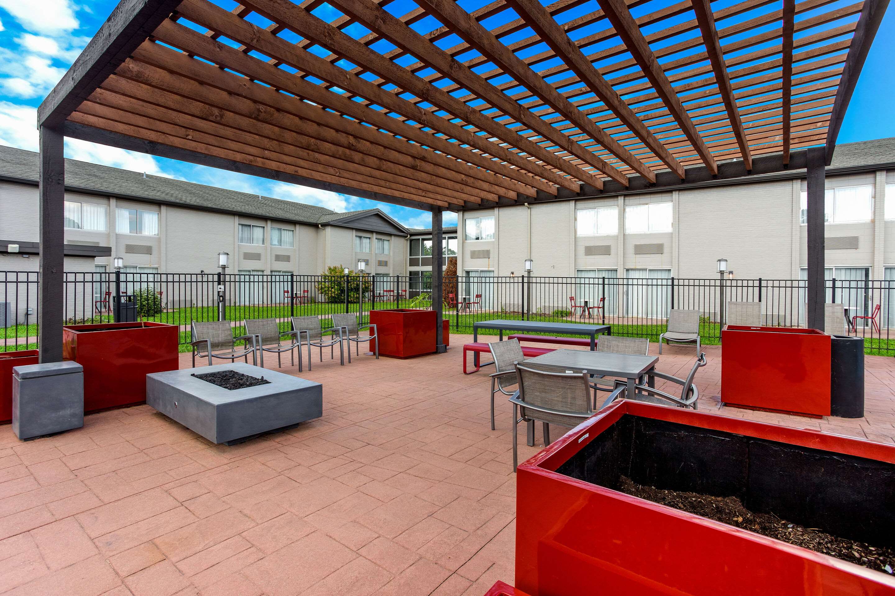 Hotel patio | The Clover Hotel