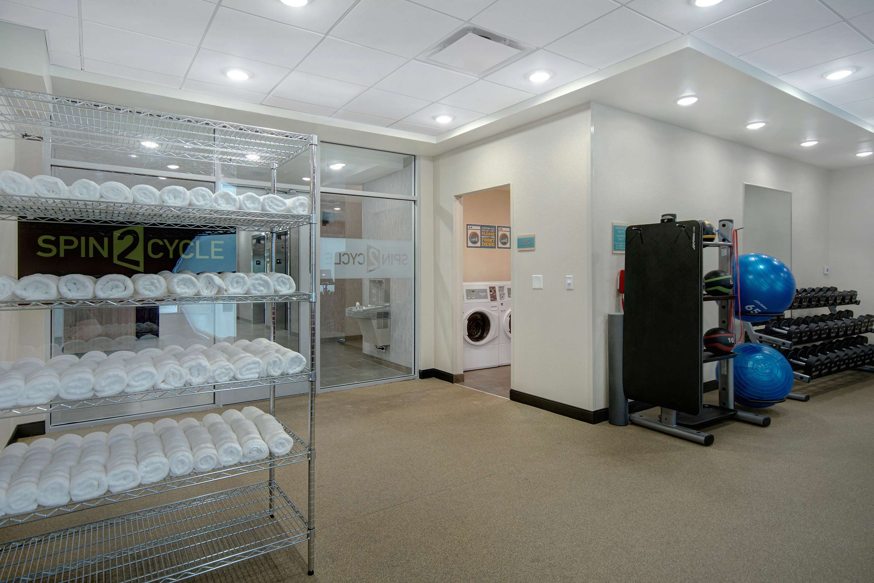 Health club fitness center gym | Home2 Suites By Hilton Grand Rapids Airport