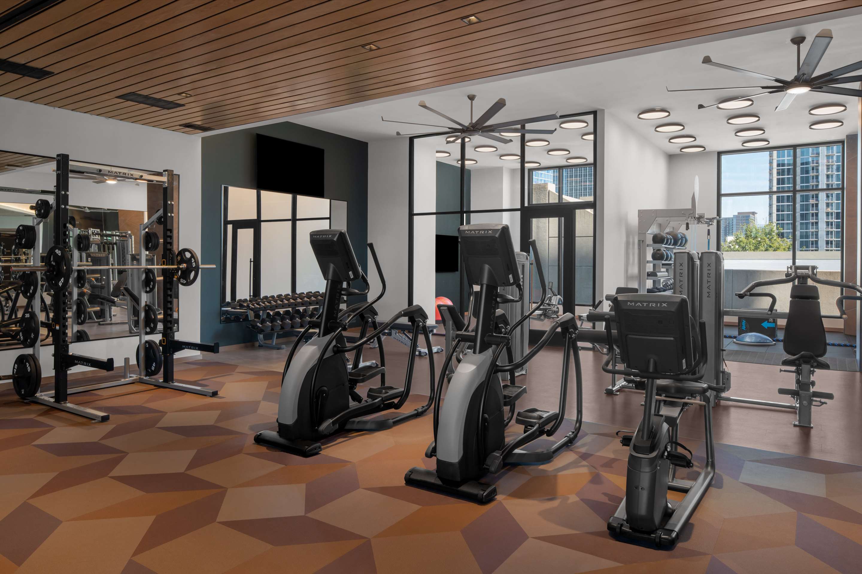 Health club fitness center gym | Hotel Fraye Nashville, Curio Collection By Hilton