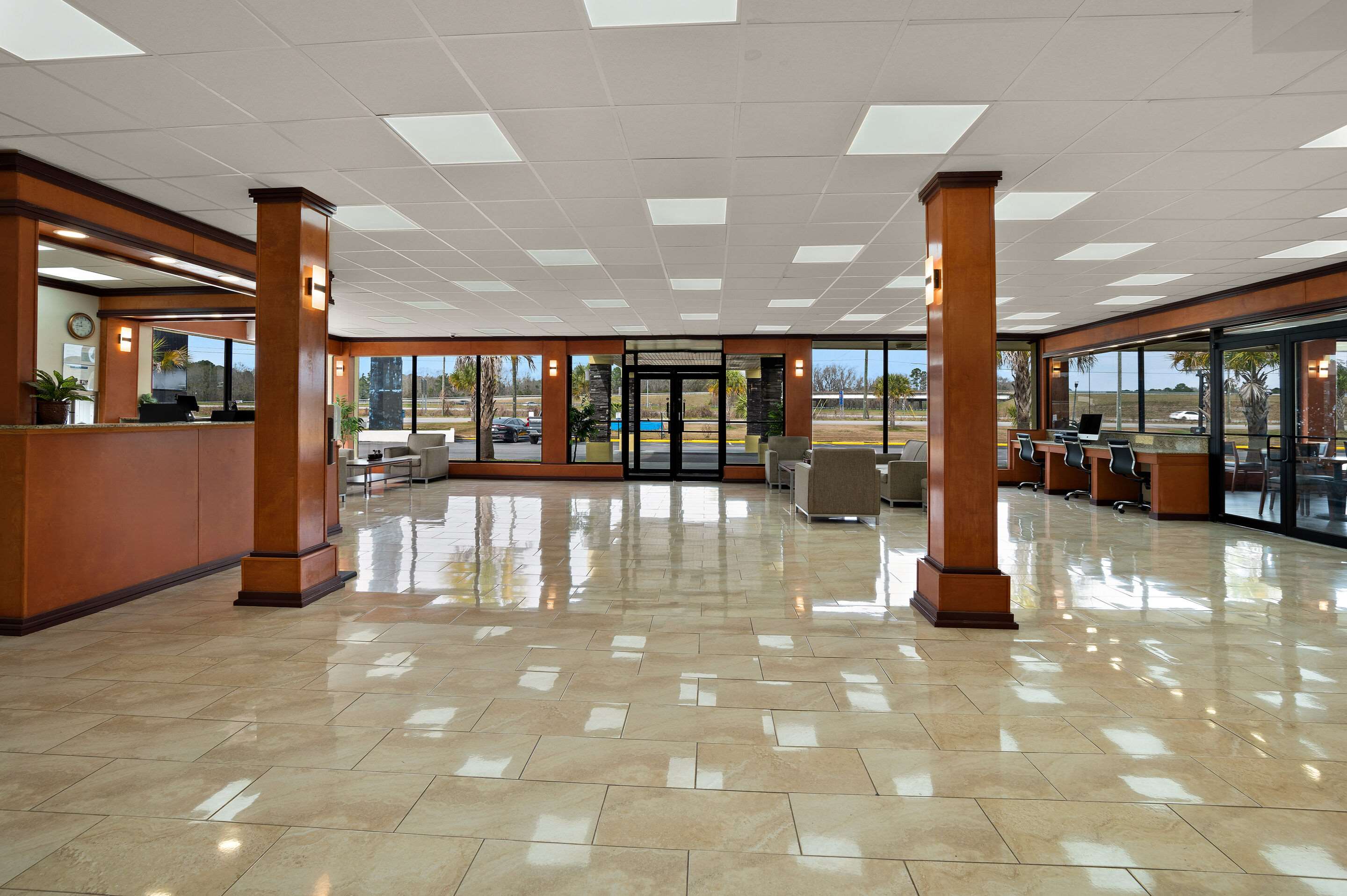 Hotel lobby