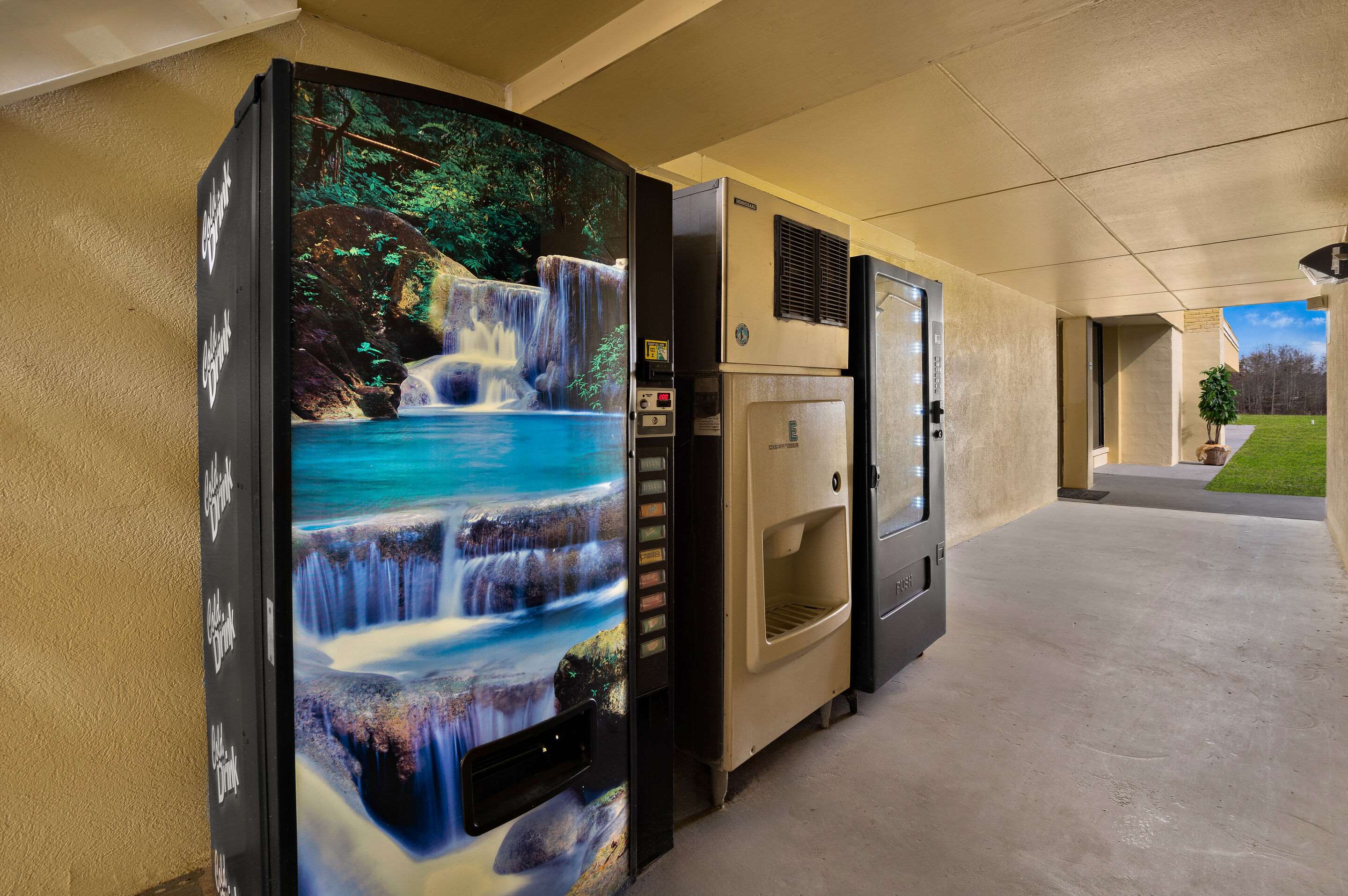 Hotel vending area