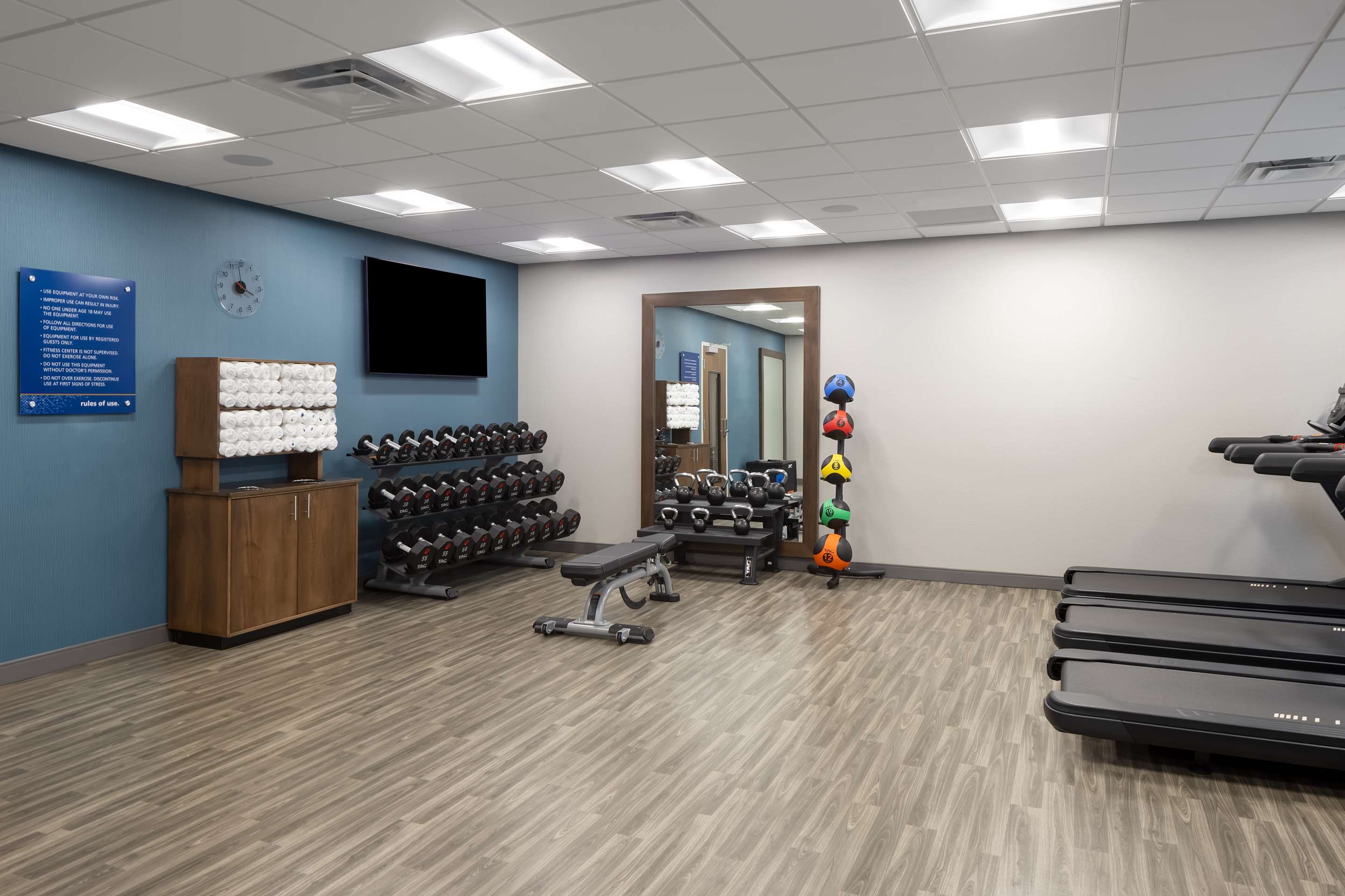 Health club fitness center gym