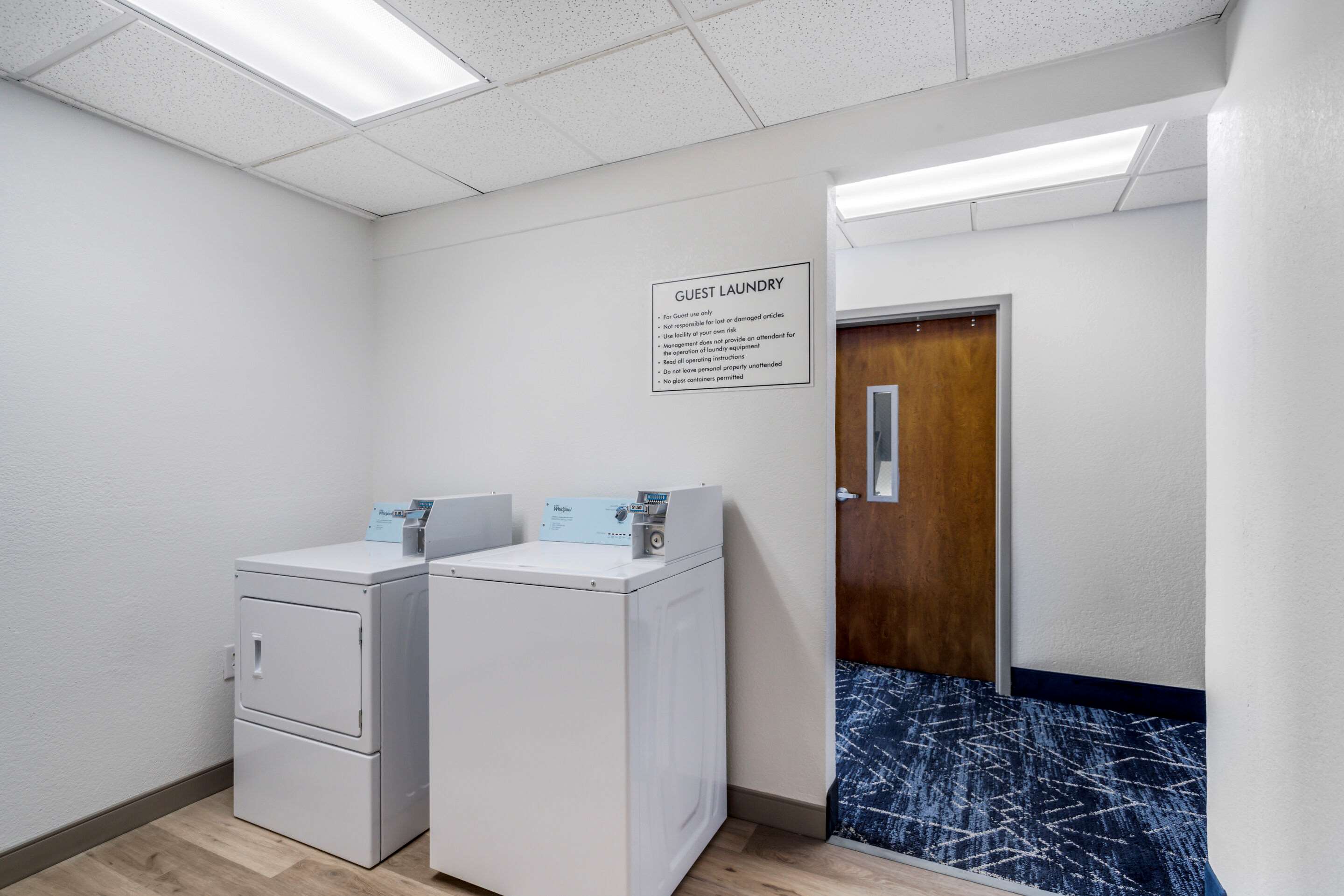 Guest laundry facilities
