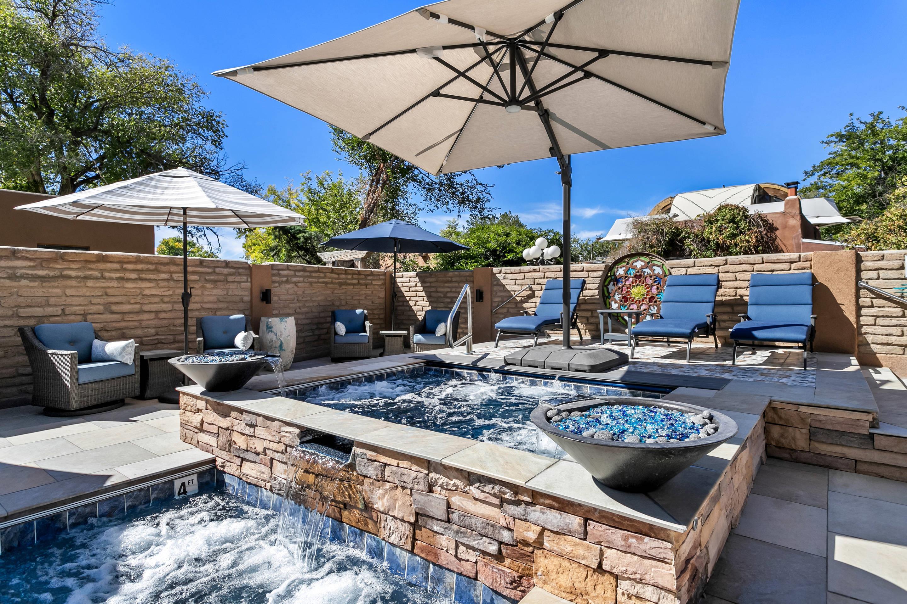 Relax by the pool | Casas de Suenos Old Town Historic Inn
