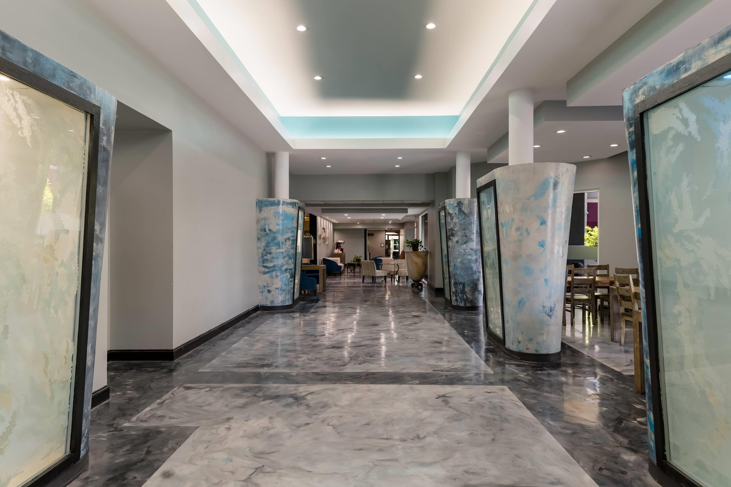 Hotel lobby