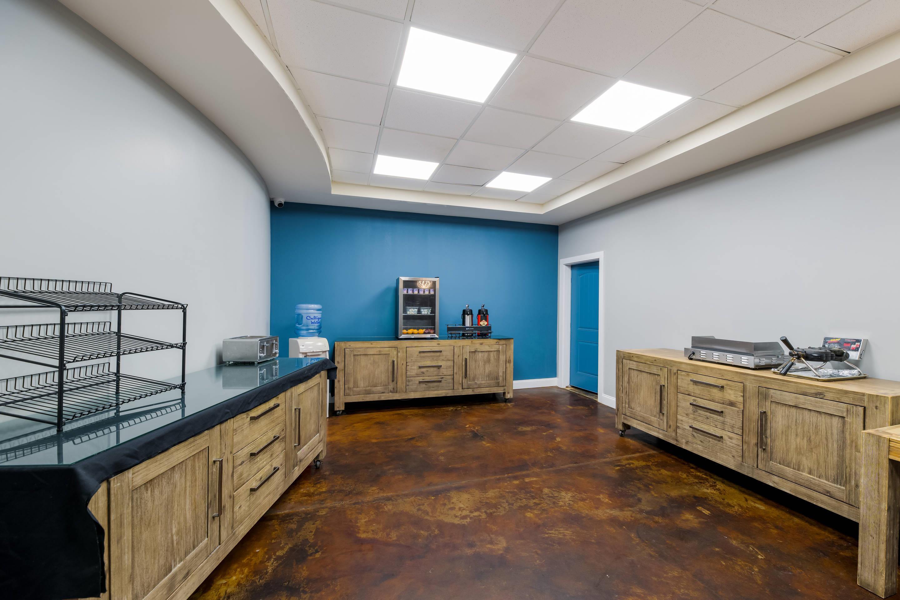 Spacious breakfast area