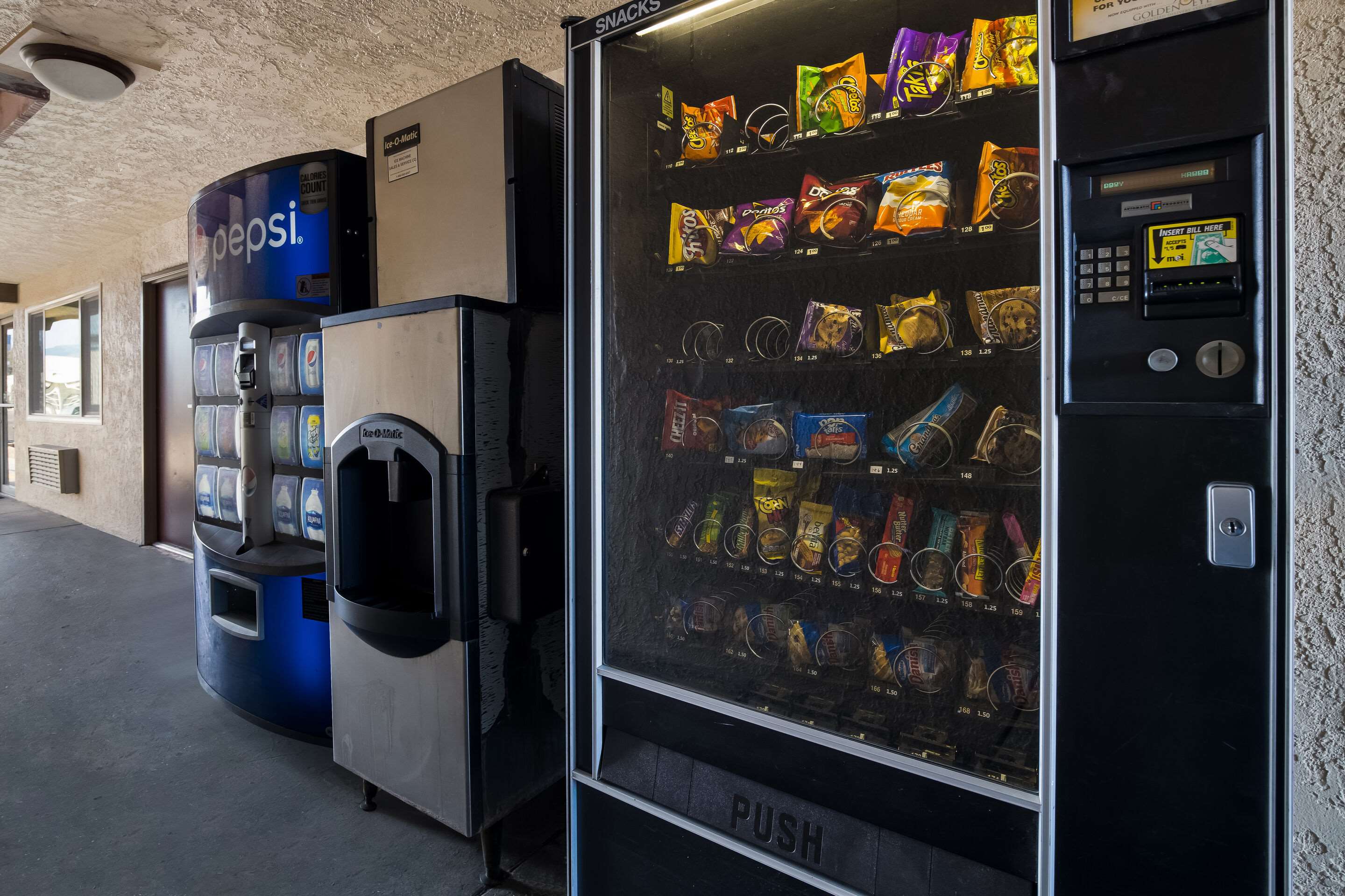 Hotel vending area