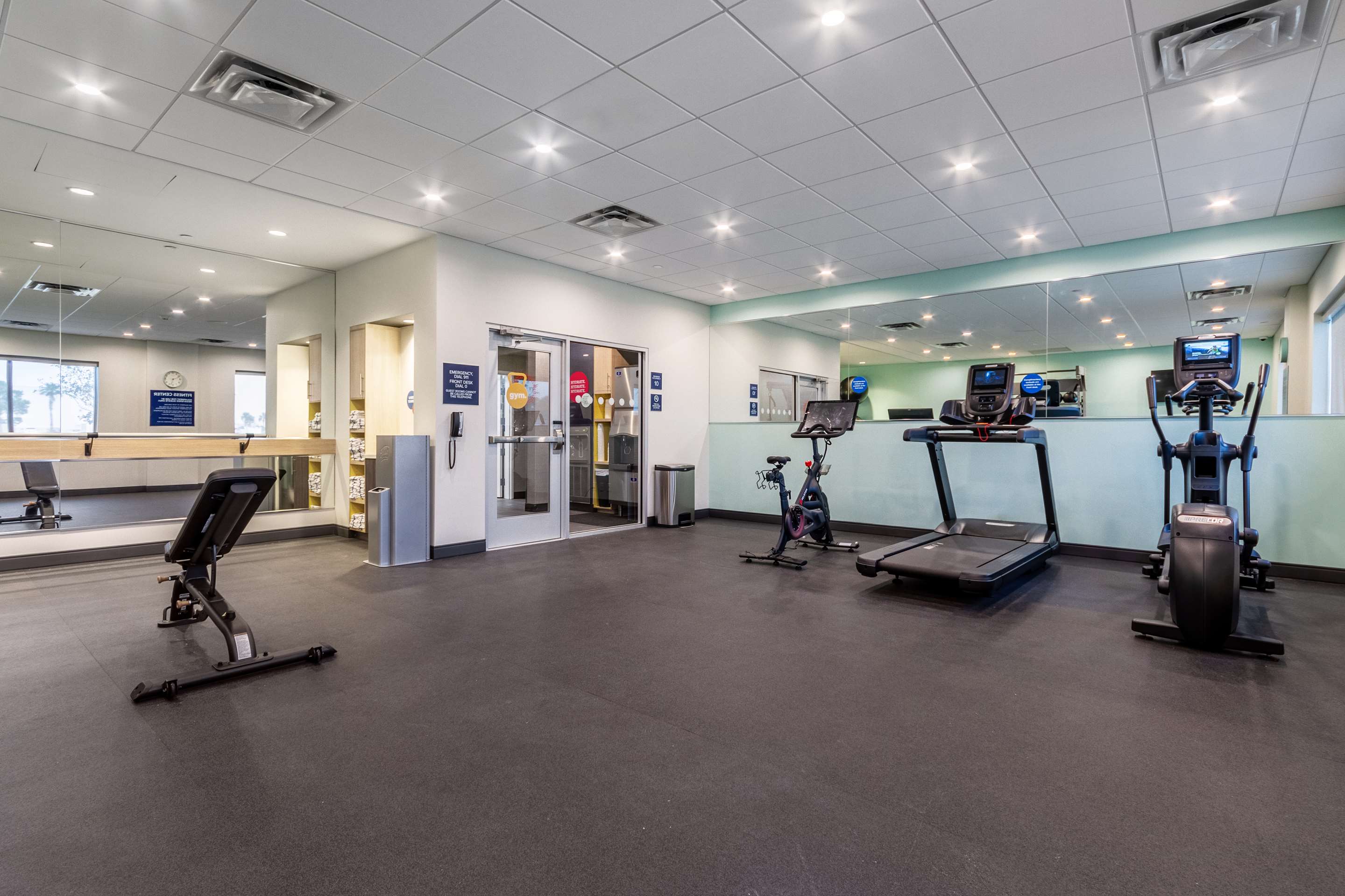 Health club fitness center gym