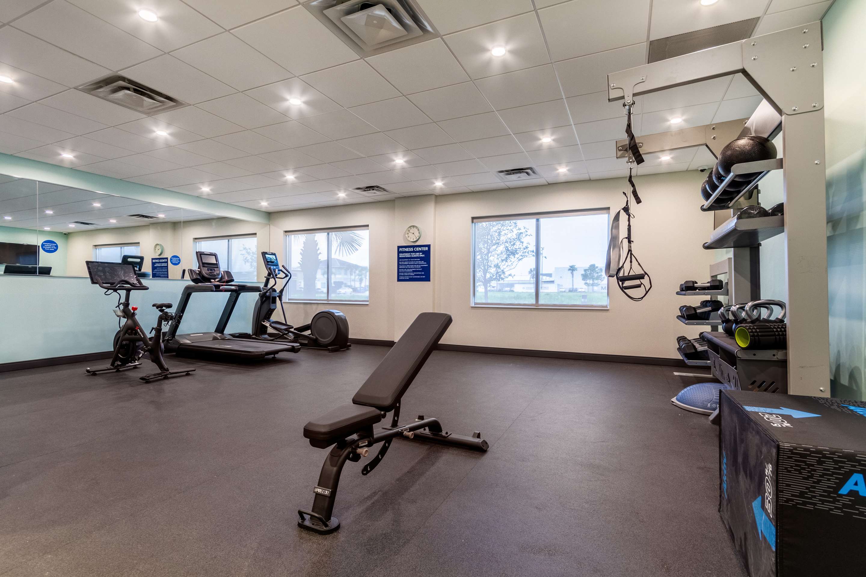 Health club fitness center gym