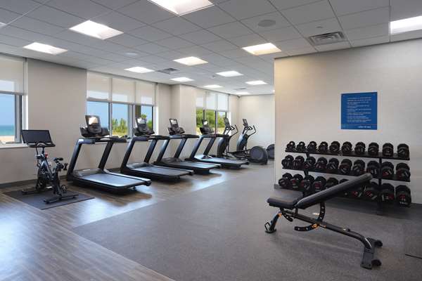 Fitness/ Exercise Room - Hampton Inn & Suites Manistee