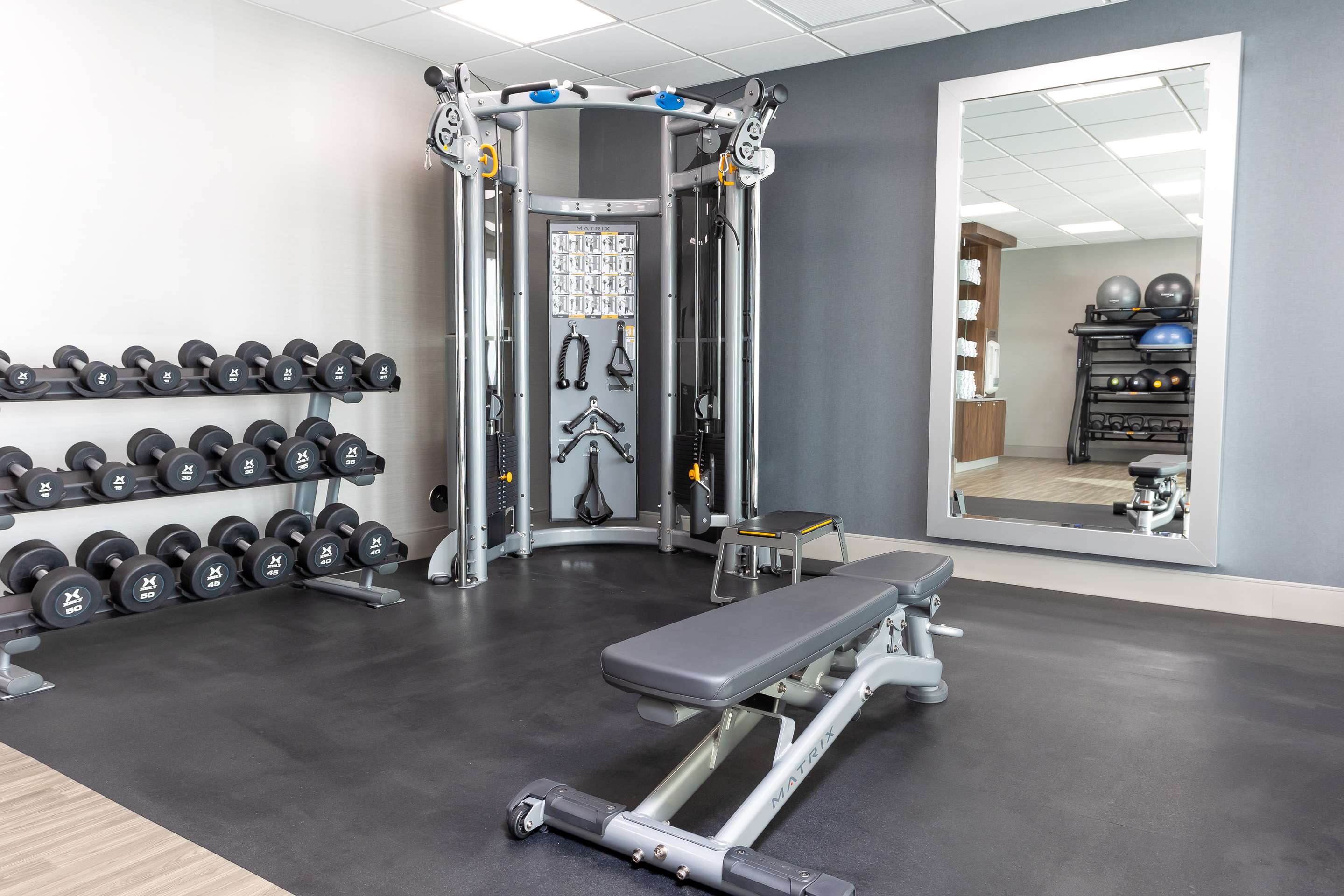 Health club fitness center gym | Hampton Inn & Suites Santa Rosa Sonoma Wine Country