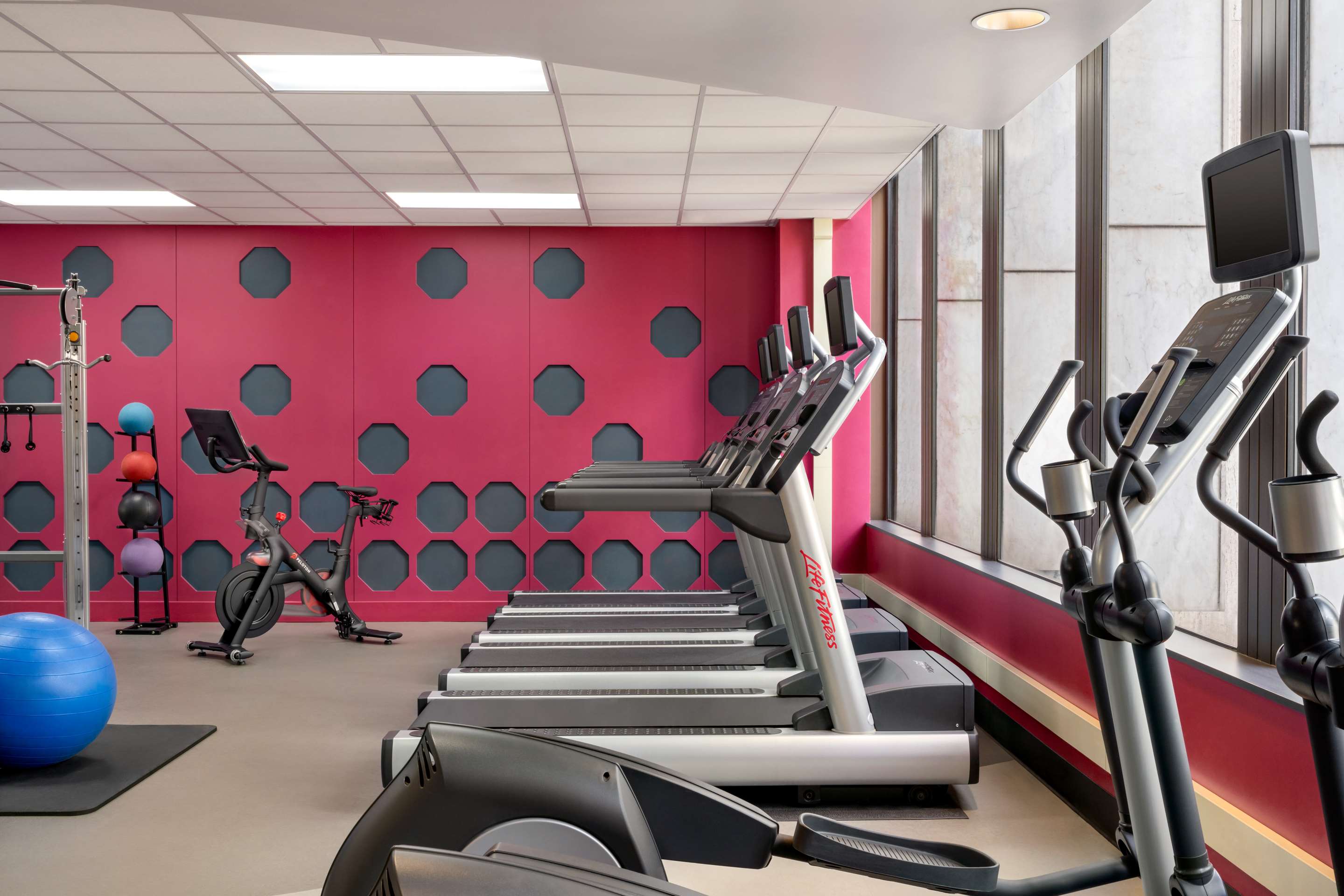 Health club fitness center gym