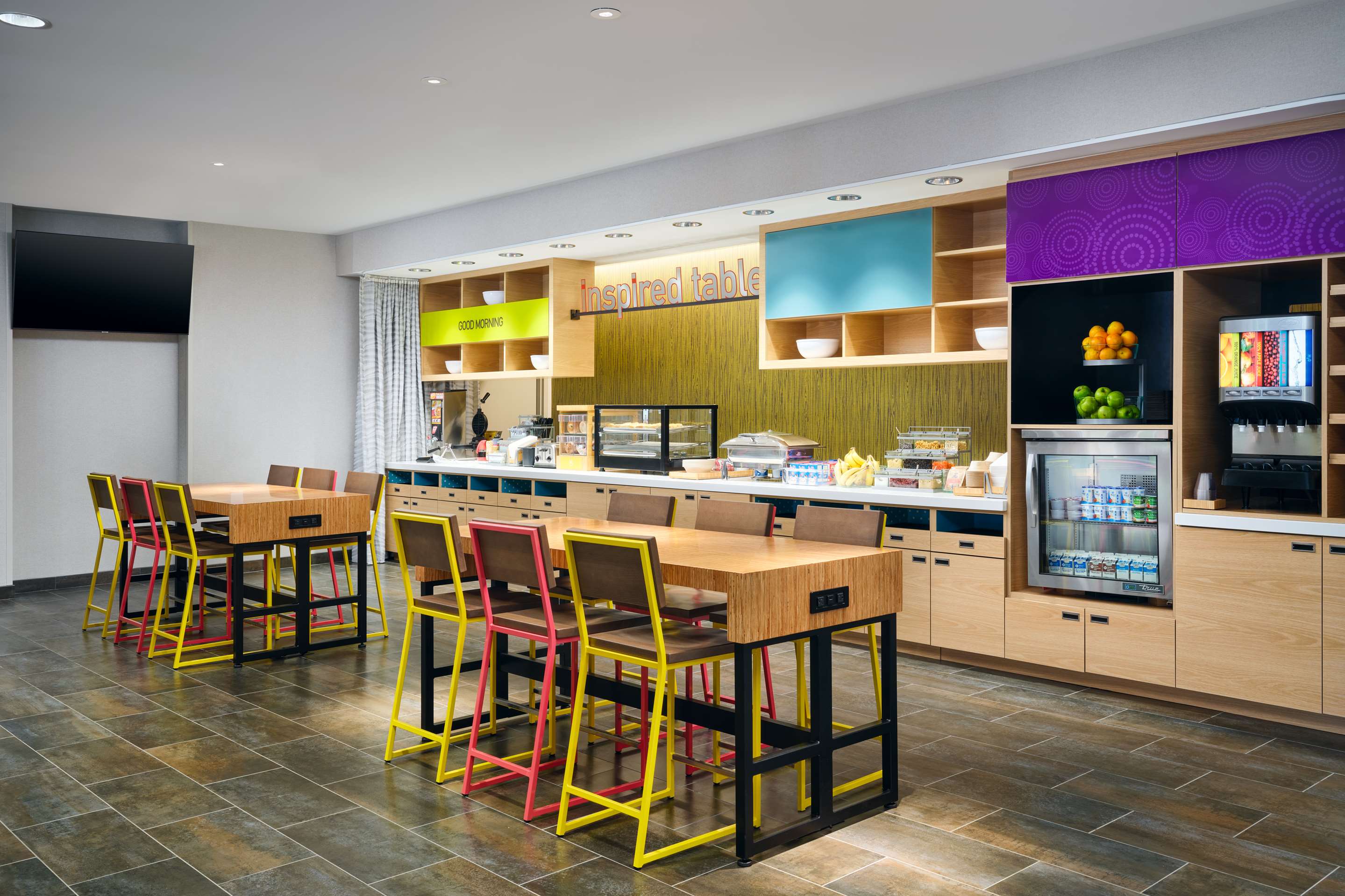 Breakfast Area | Home2 Suites By Hilton Richmond Glenside