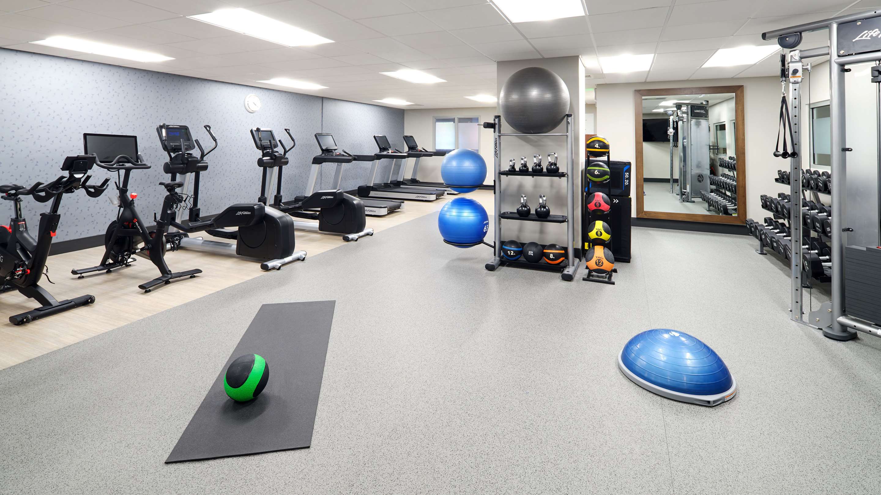 Health club fitness center gym