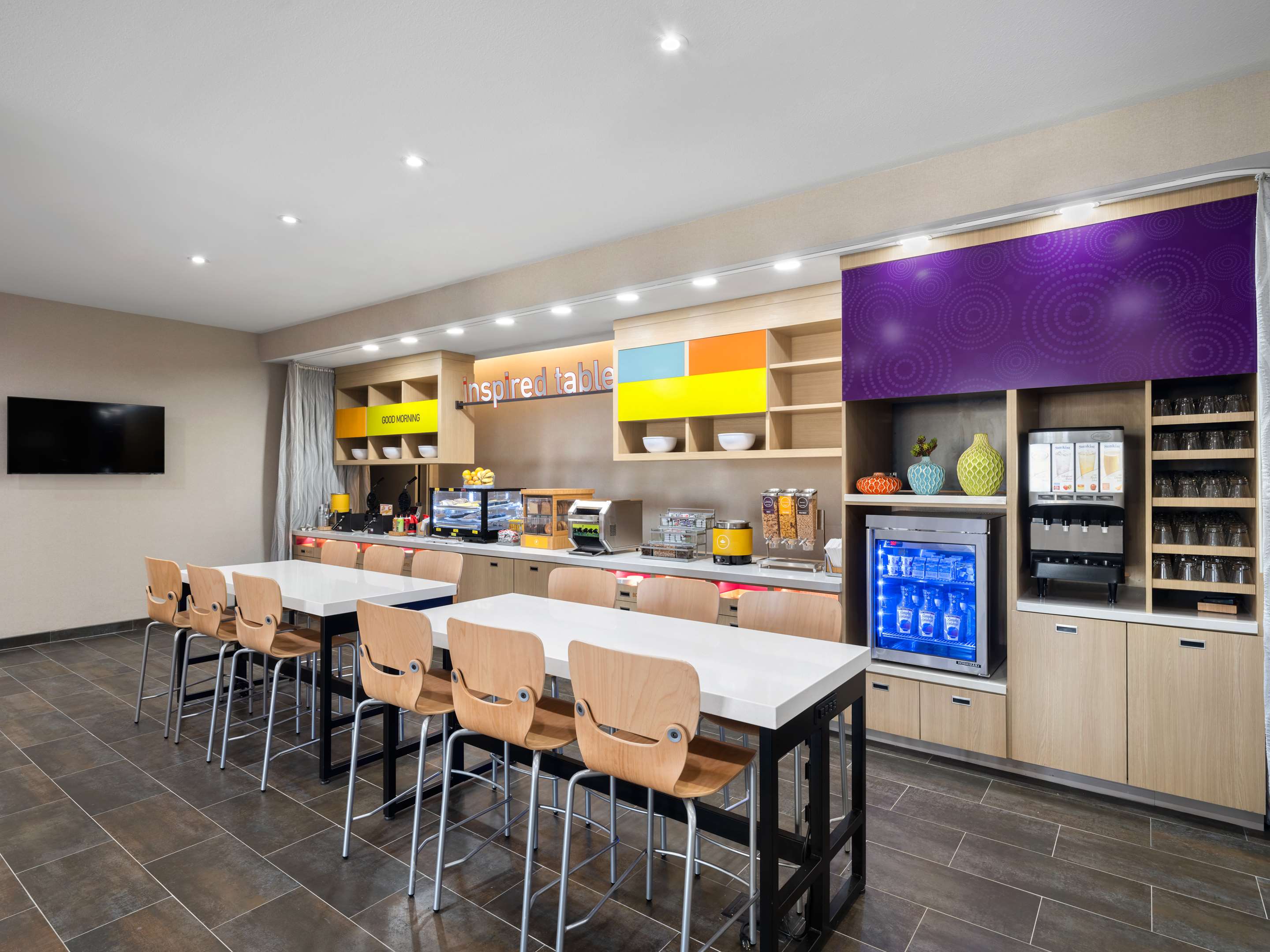Breakfast Area | Home2 Suites By Hilton Round Rock Medical Center
