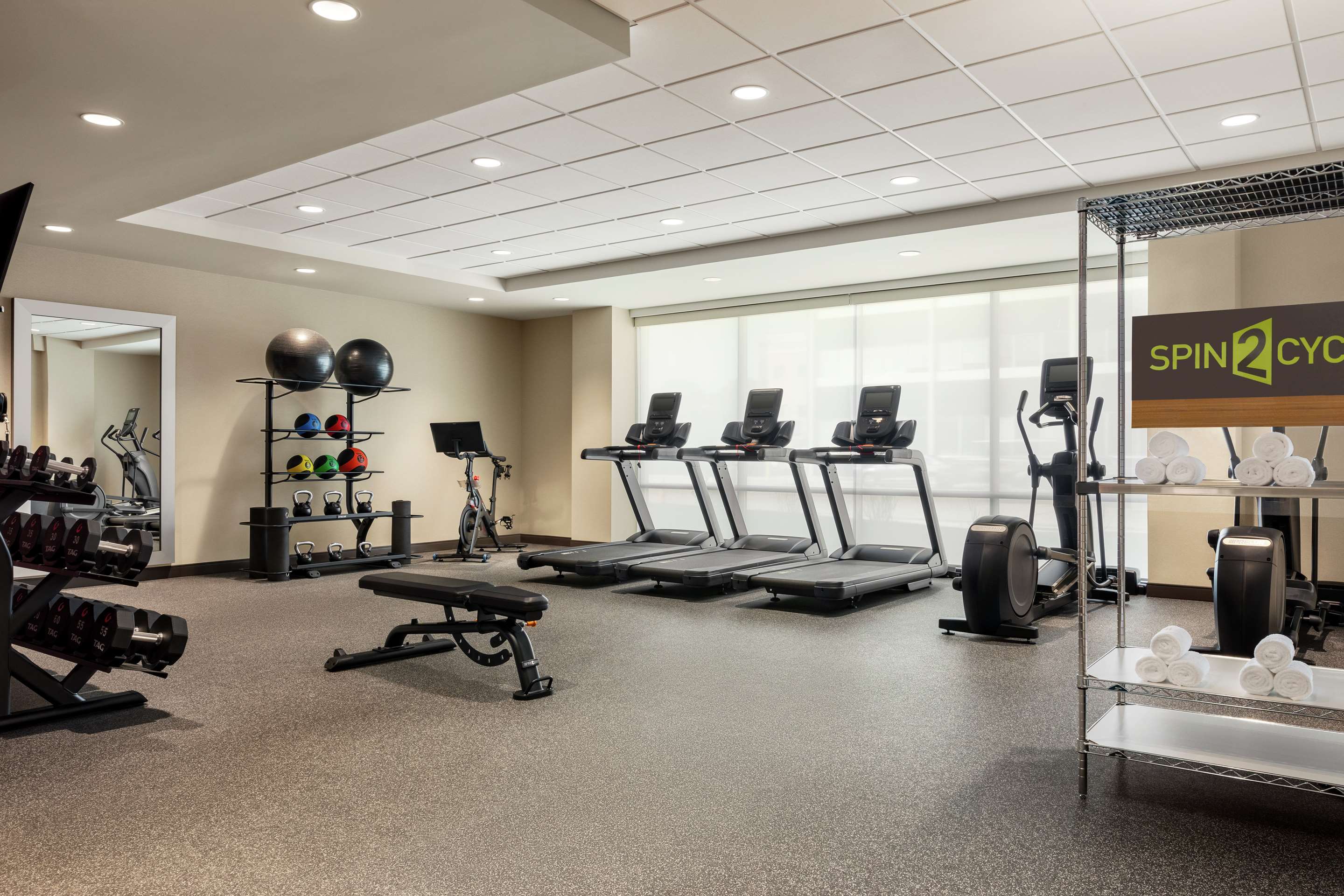 Health club fitness center gym | Home2 Suites By Hilton Milwaukee West