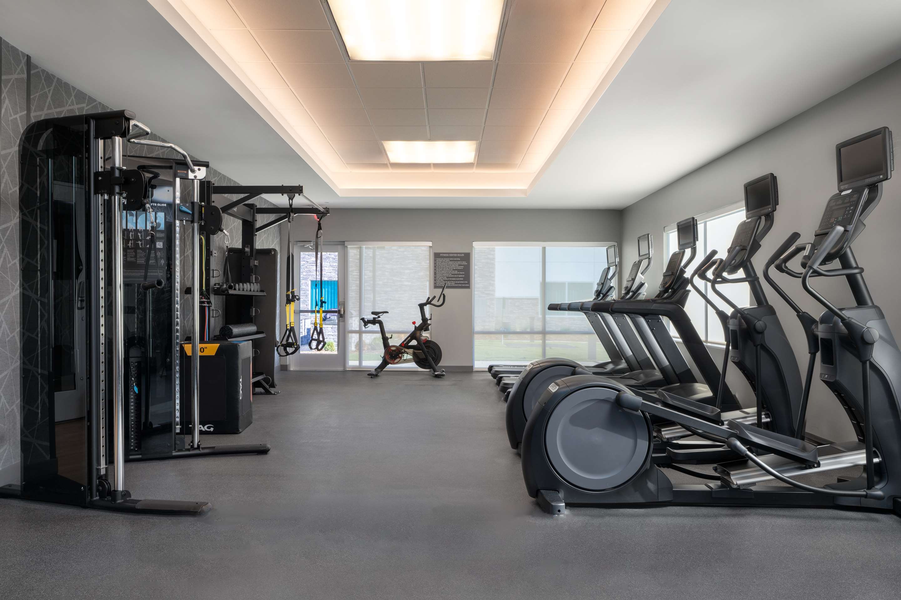 Health club fitness center gym