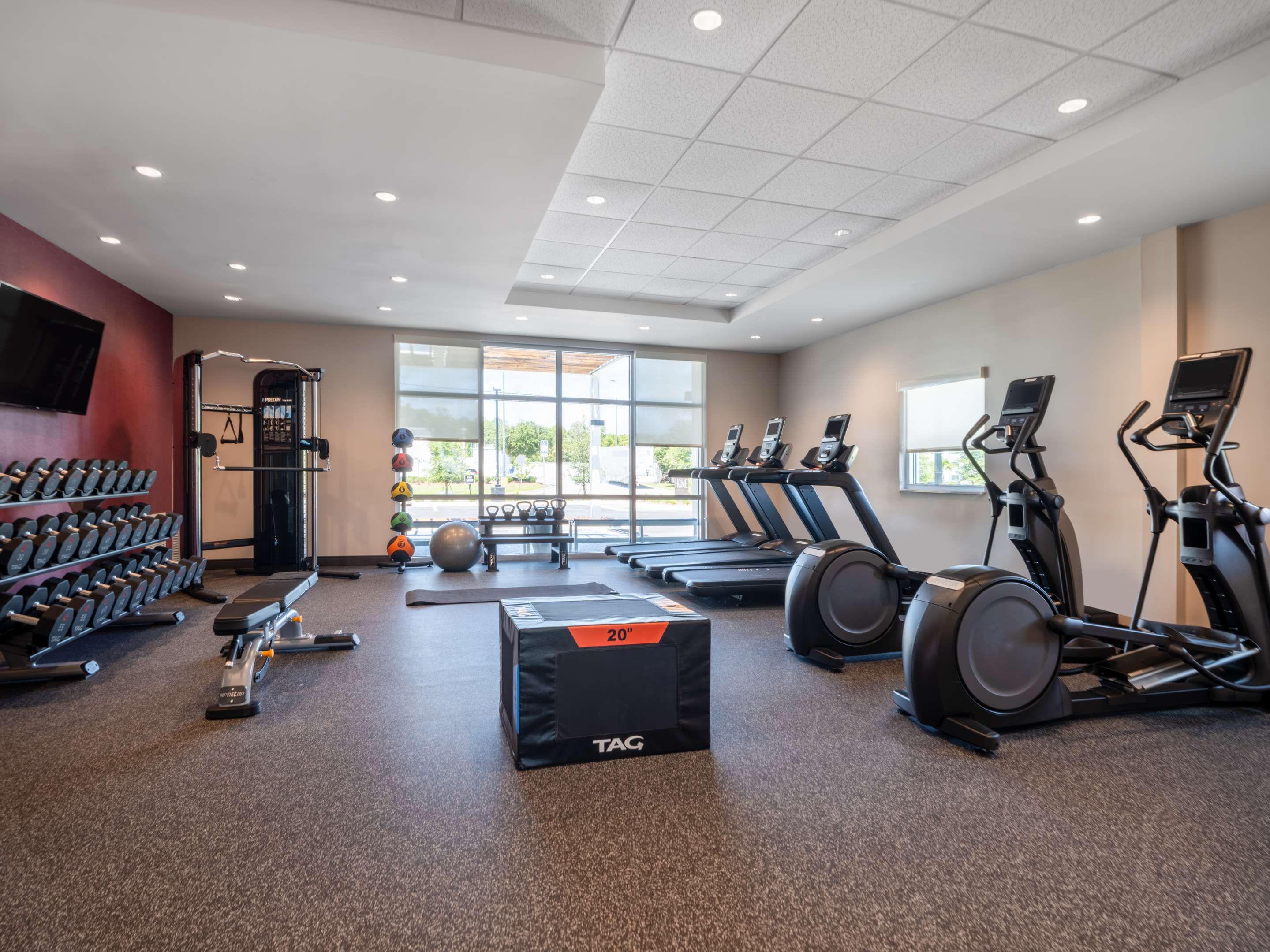 Health club fitness center gym | Home2 Suites By Hilton Santa Rosa Beach