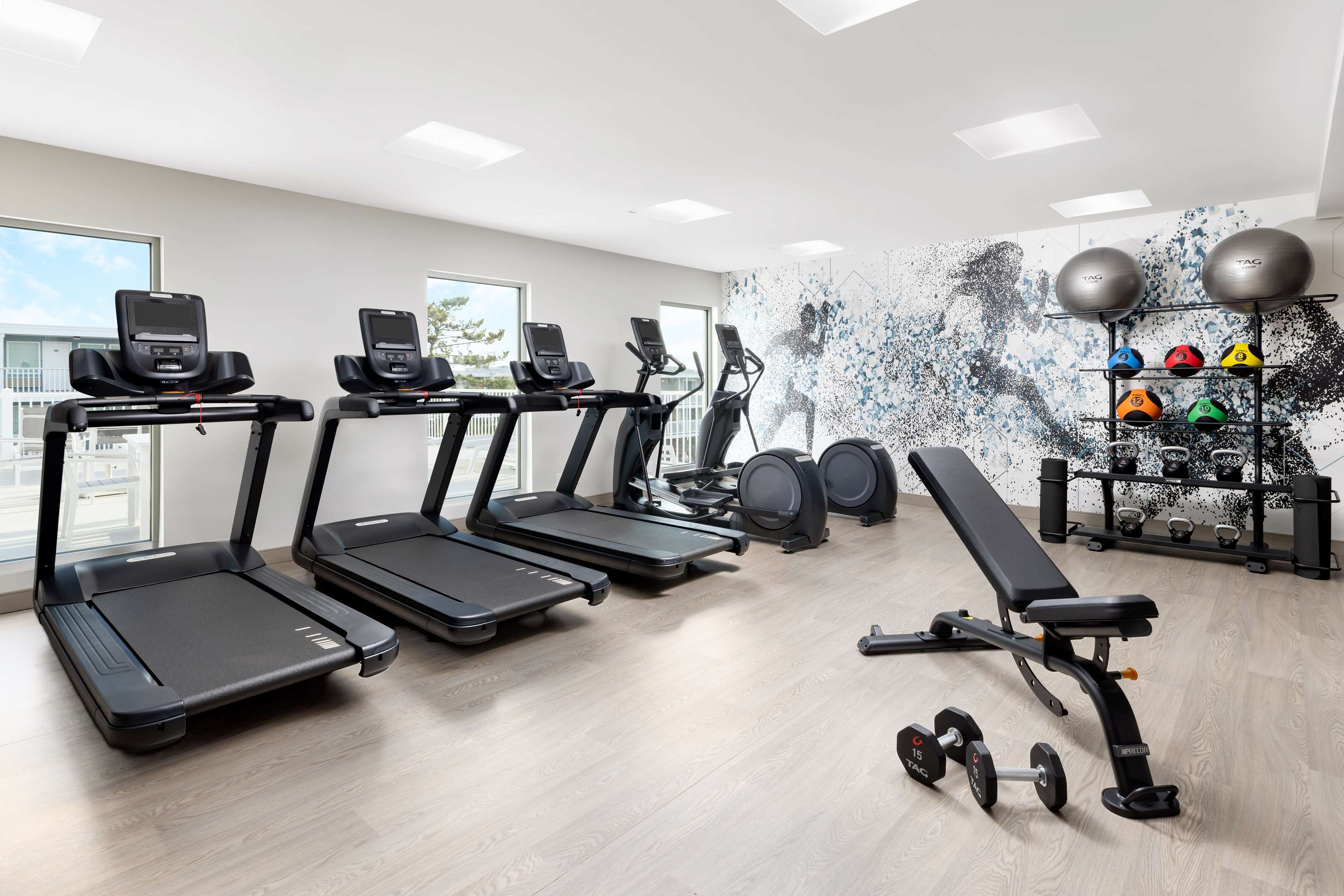 Health club fitness center gym | Hilton Garden Inn Ocean City Oceanfront