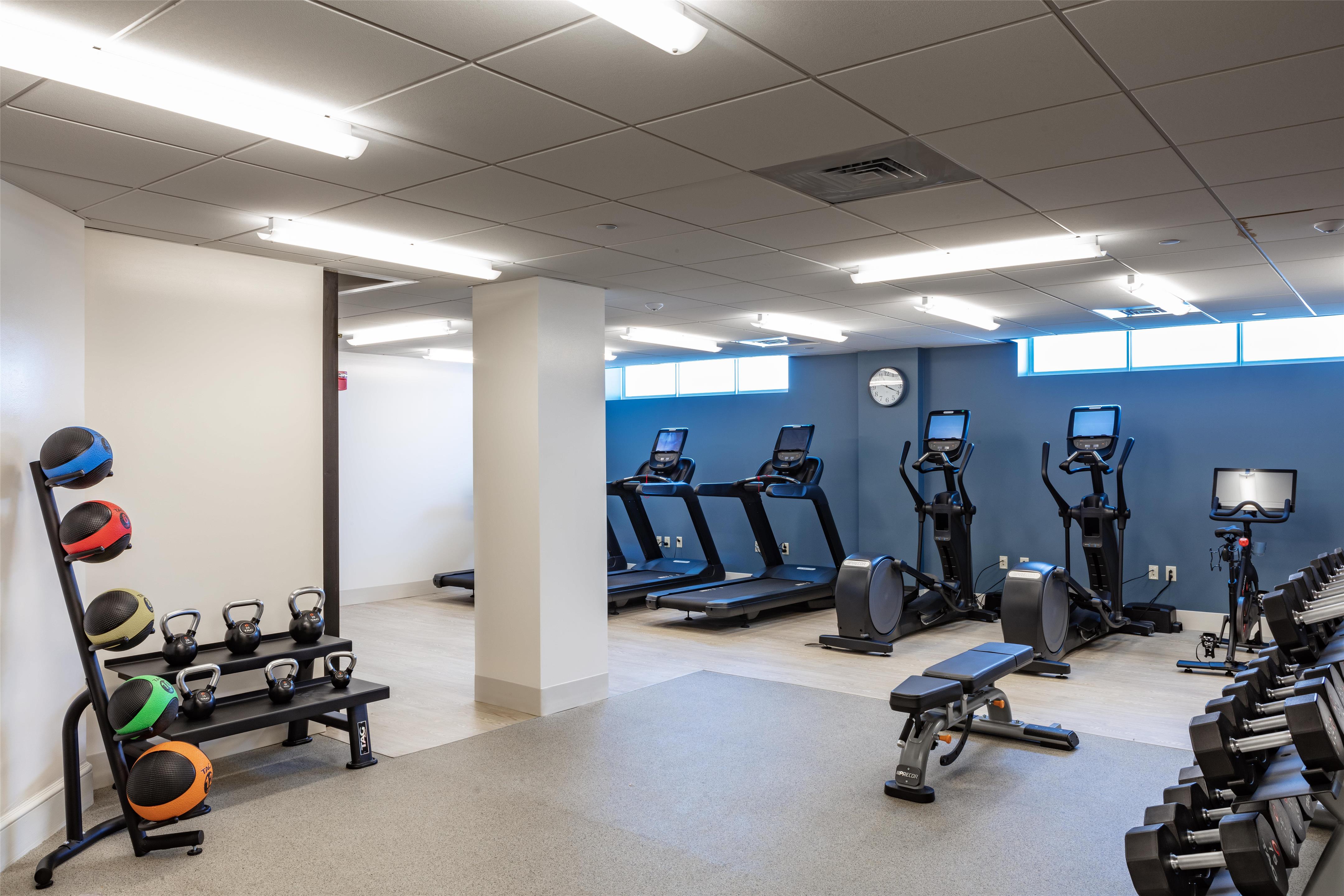 Health club fitness center gym | The Yorktowne Hotel, Tapestry Collection by Hilton
