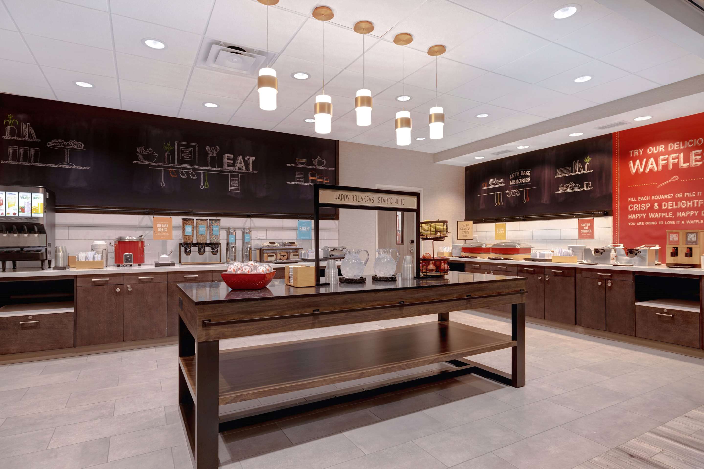 Breakfast Area | Hampton Inn Chicago Orland Park