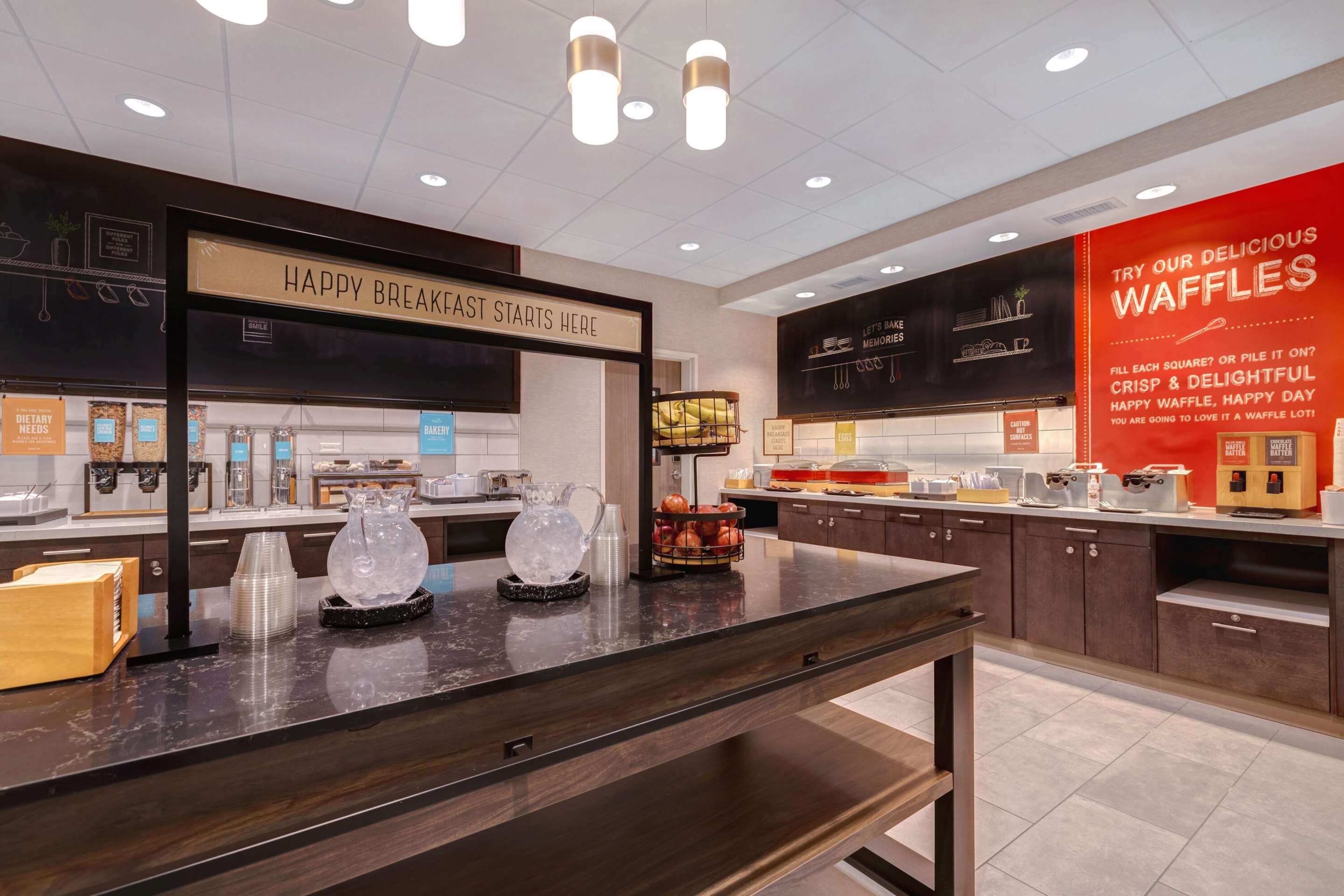 Breakfast Area | Hampton Inn Chicago Orland Park